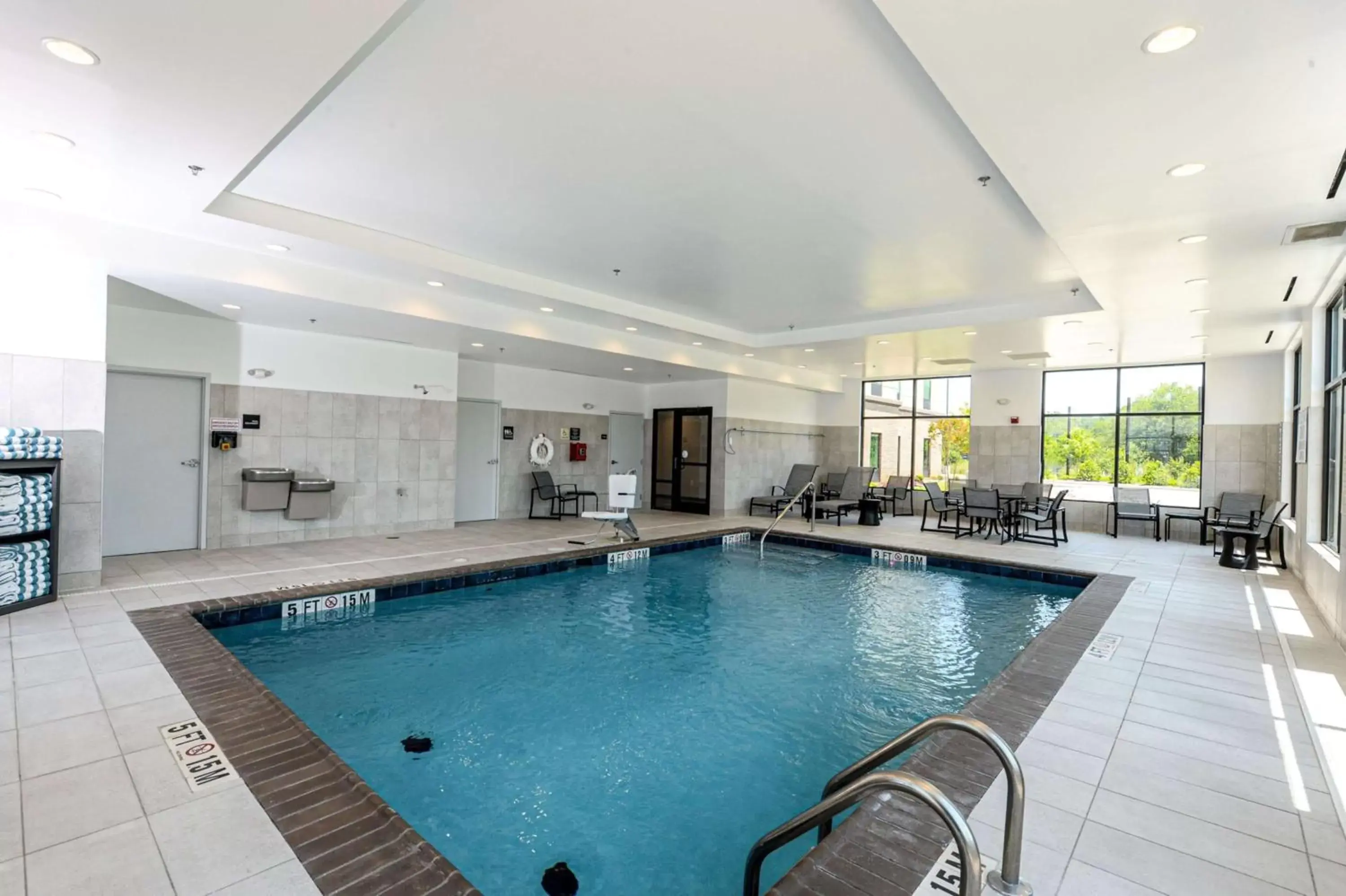 Pool view, Swimming Pool in Hampton Inn & Suites Lenoir, NC