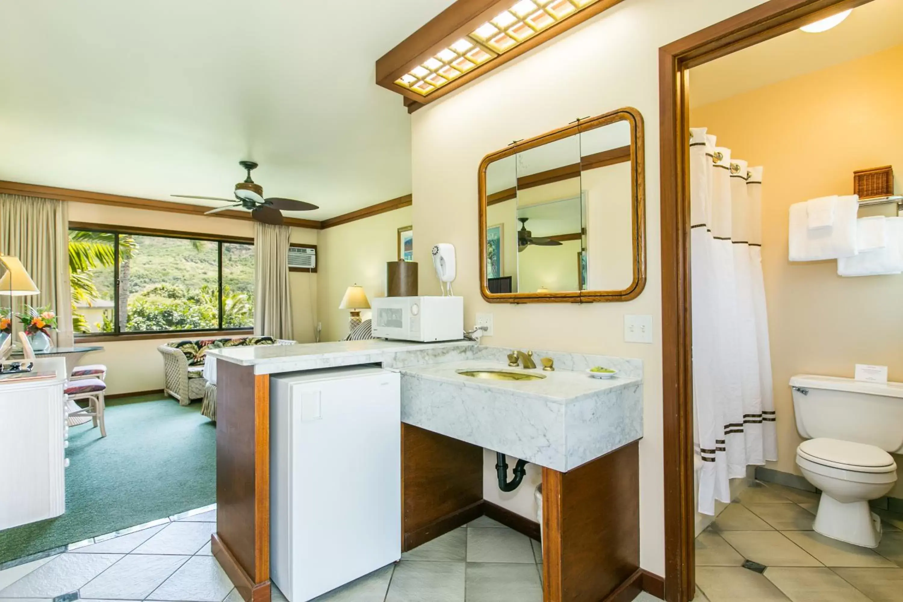 Toilet, Bathroom in The Kauai Inn