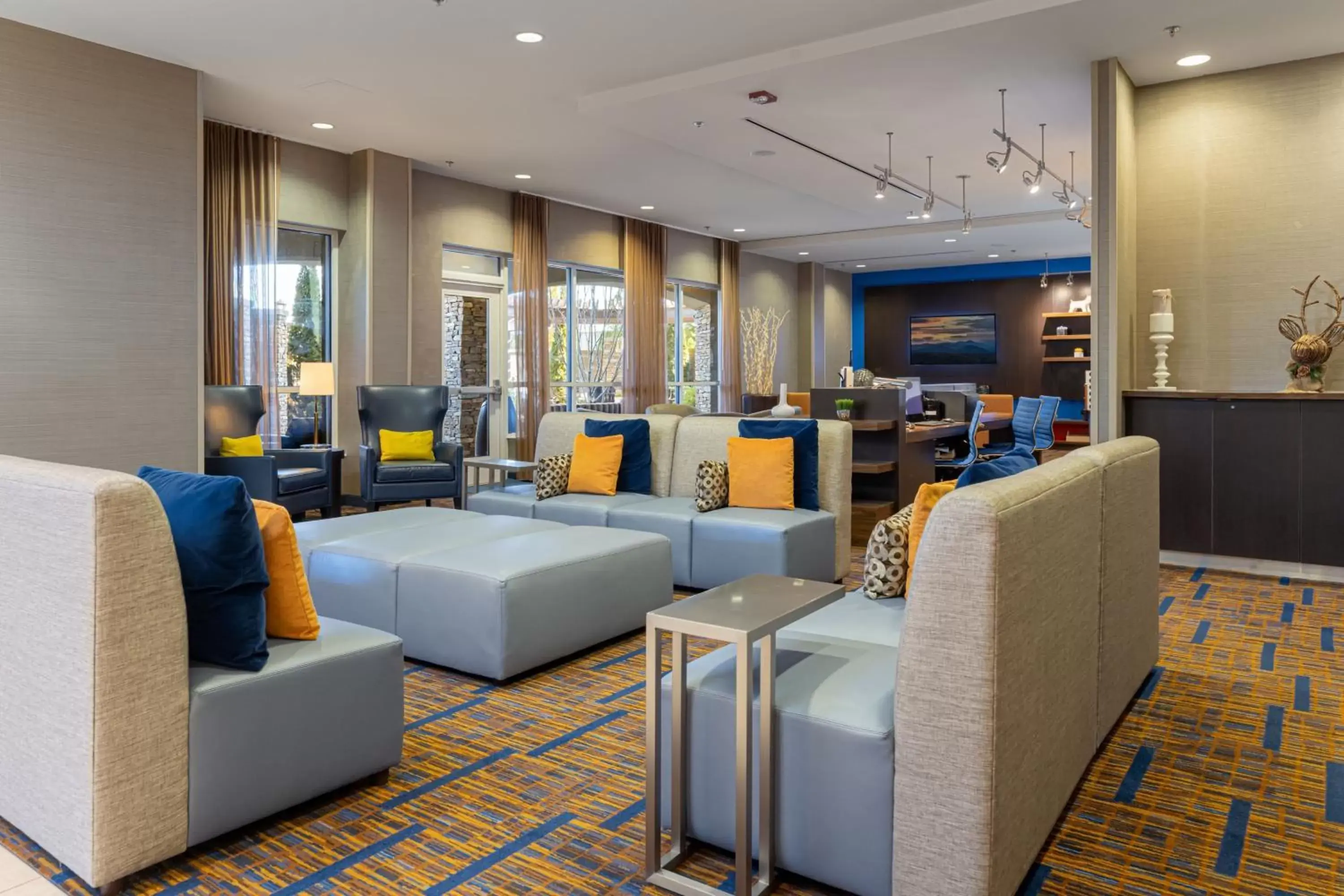 Lobby or reception in Courtyard by Marriott Asheville Airport