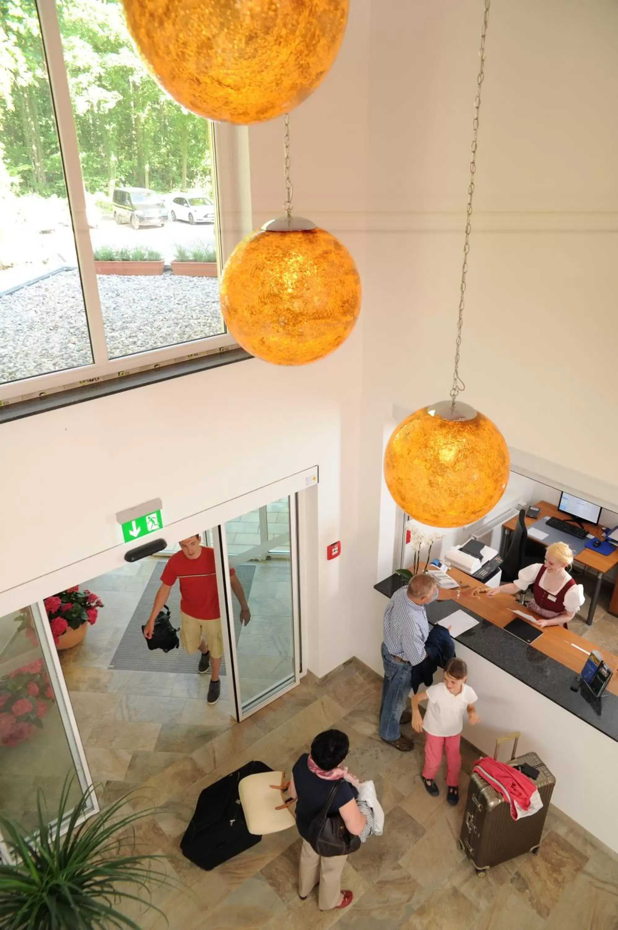 Lobby or reception in Strandhaus am Inselsee