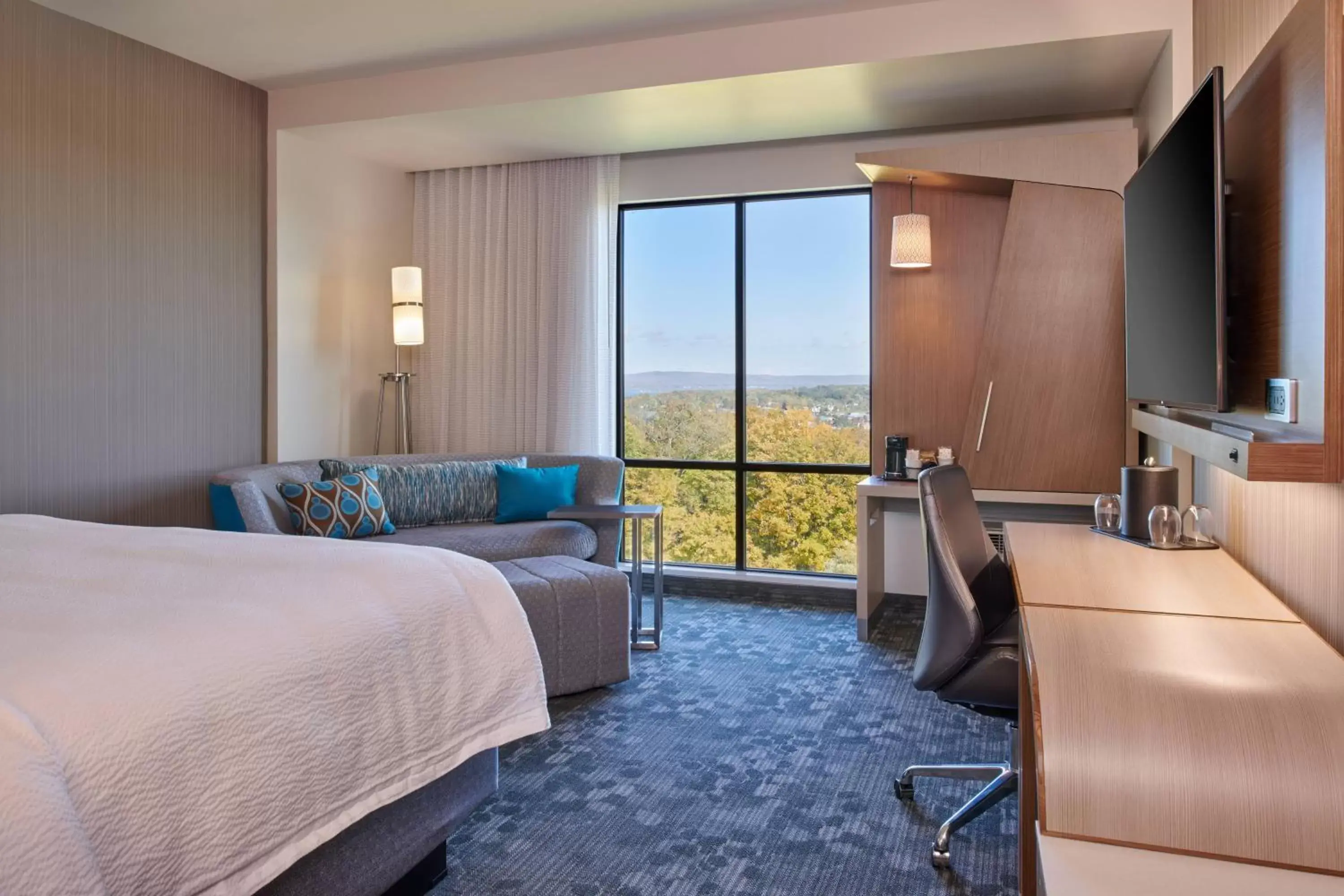 Guest room, 1 King, Valley view in Courtyard by Marriott Petoskey at Victories Square Guest room, 1 King, Valley view in Courtyard by Marriott Petoskey at Victories Square