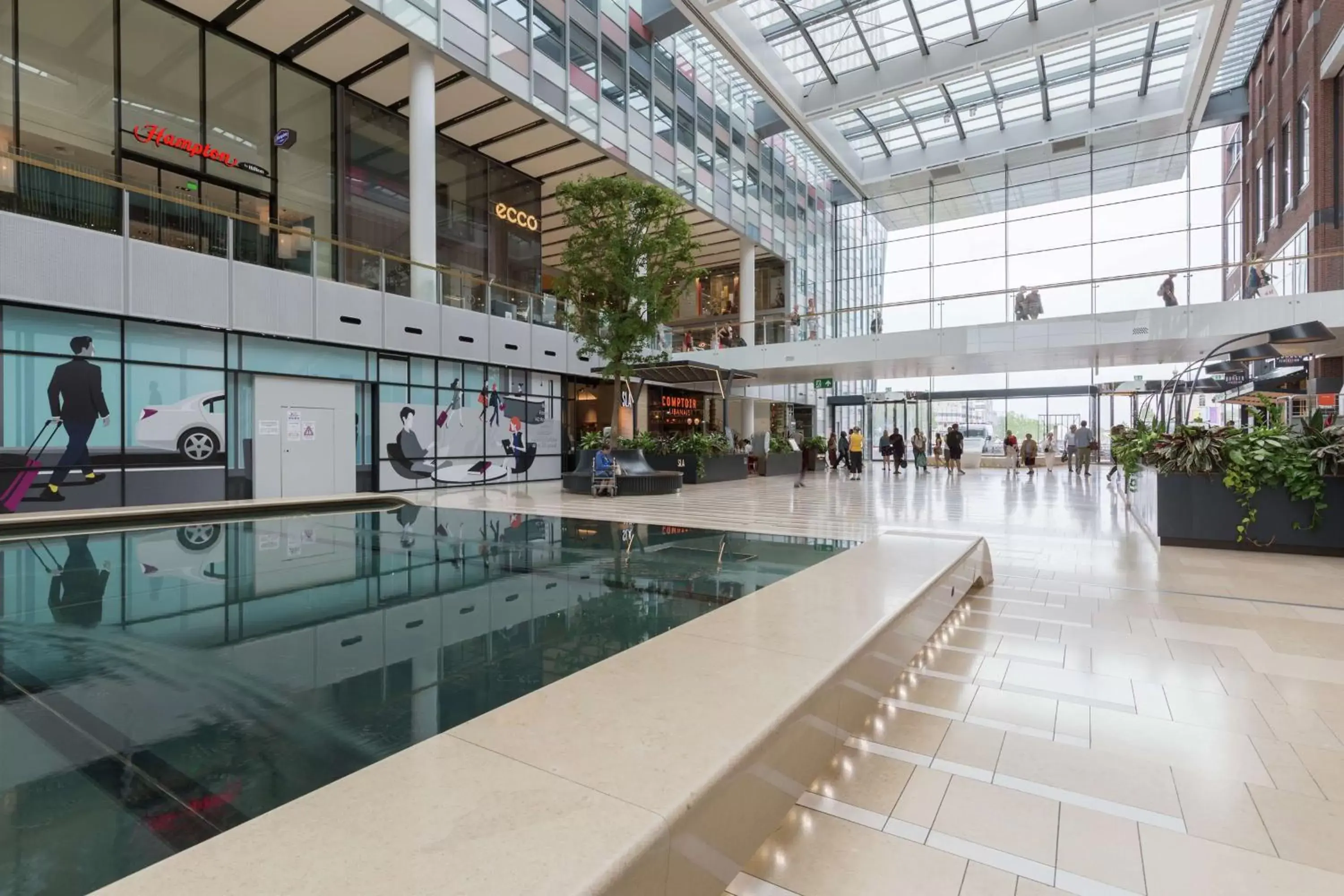 Lobby or reception, Swimming Pool in Hampton By Hilton Utrecht Centraal Station