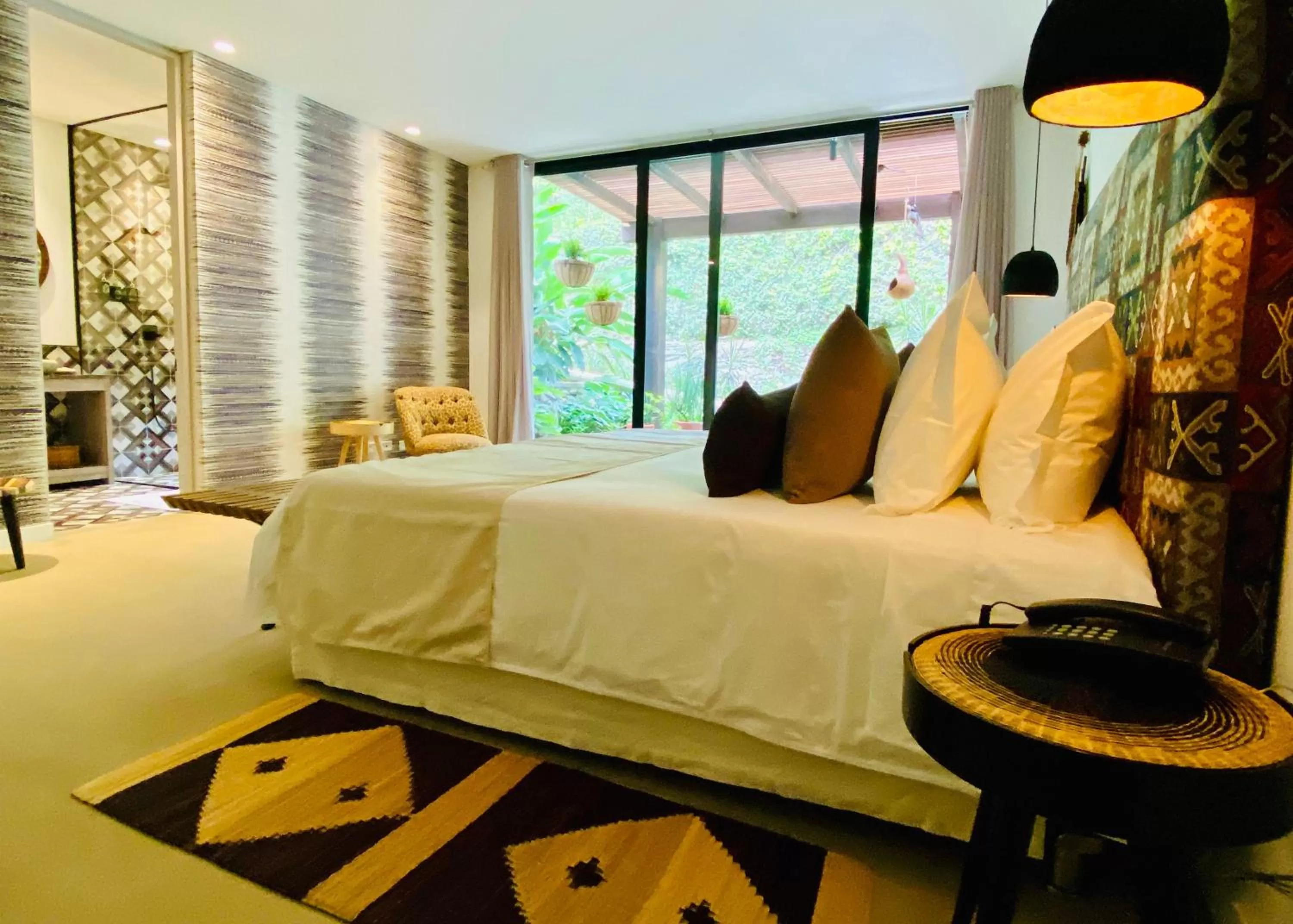 Bed in Patio del Mundo