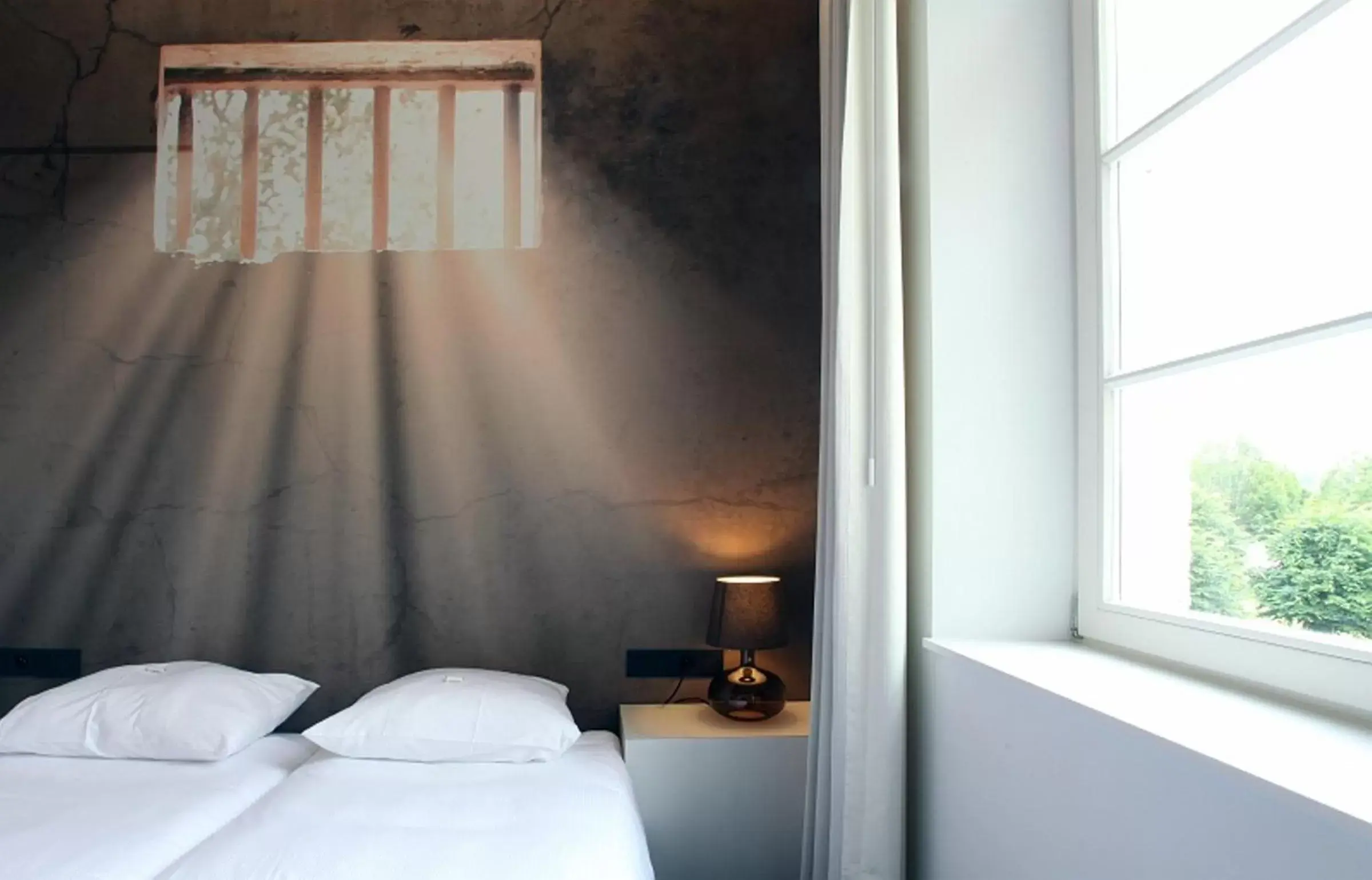 Bed in Hotel The Lodge Vilvoorde Bed in Hotel The Lodge Vilvoorde