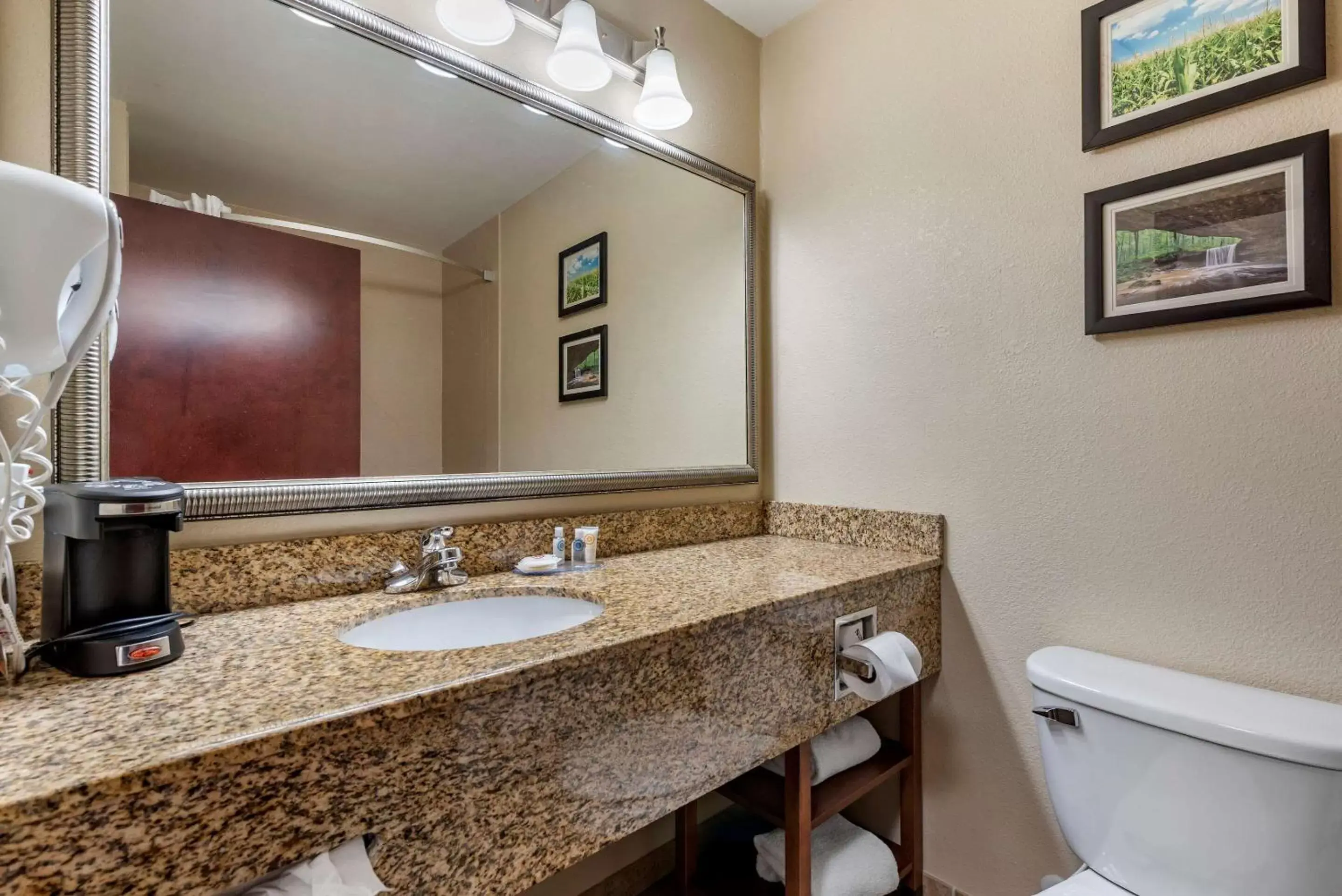 Photo of the whole room, Bathroom in Comfort Inn & Suites Muncie