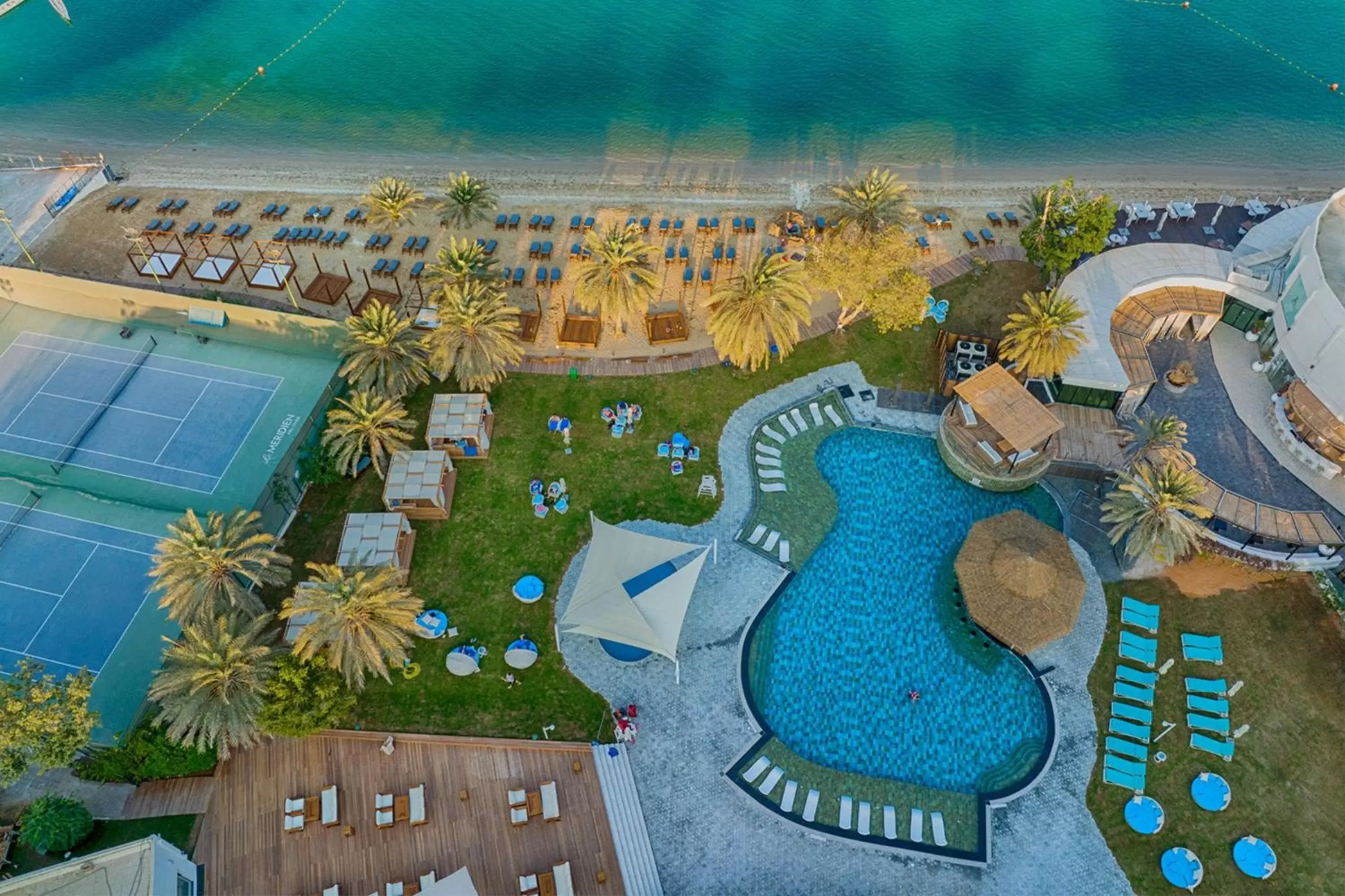 Beach, Pool View in Le Meridien Abu Dhabi