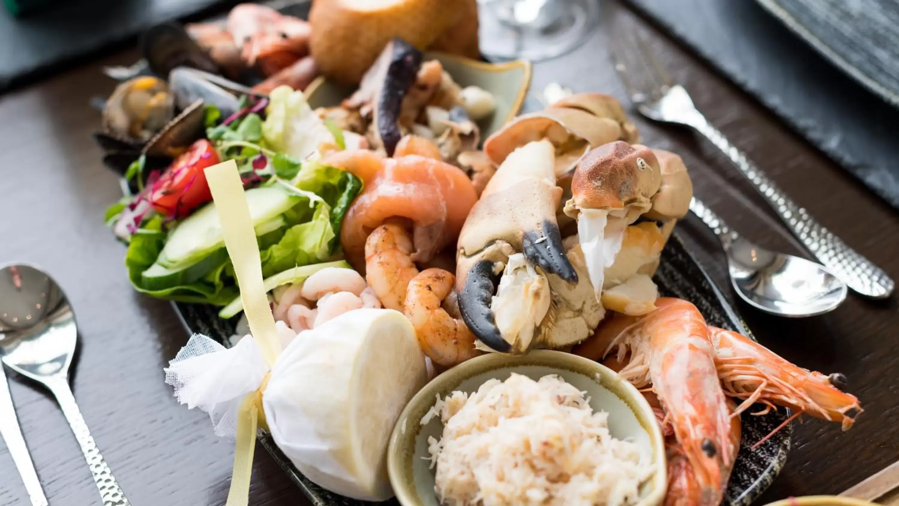 Food close-up in The Carlyon Bay Hotel and Spa Food close-up in The Carlyon Bay Hotel and Spa