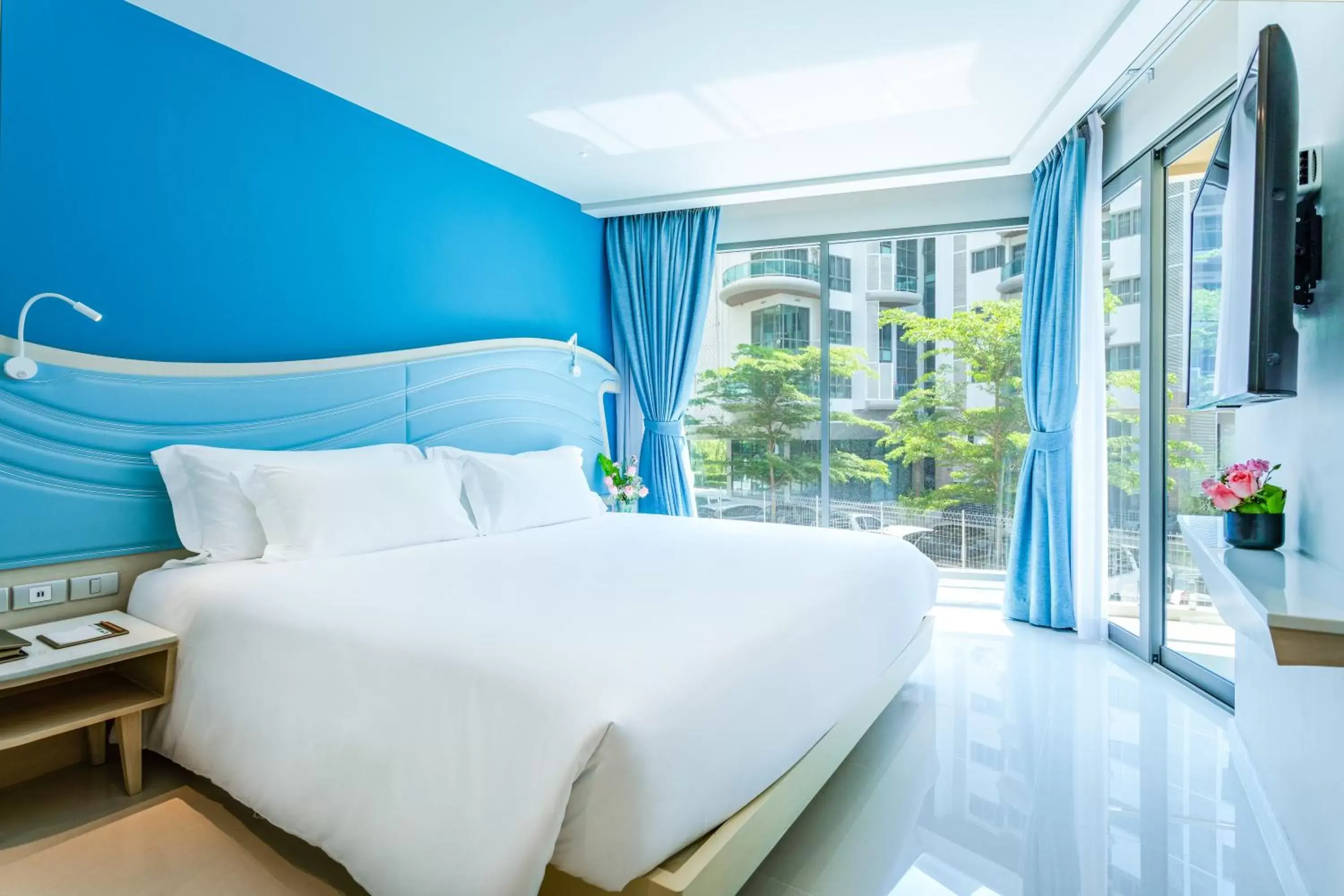 Bed in Centara Sonrisa Residences & Suites Sriracha - SHA Extra Plus Bed in Centara Sonrisa Residences & Suites Sriracha - SHA Extra Plus