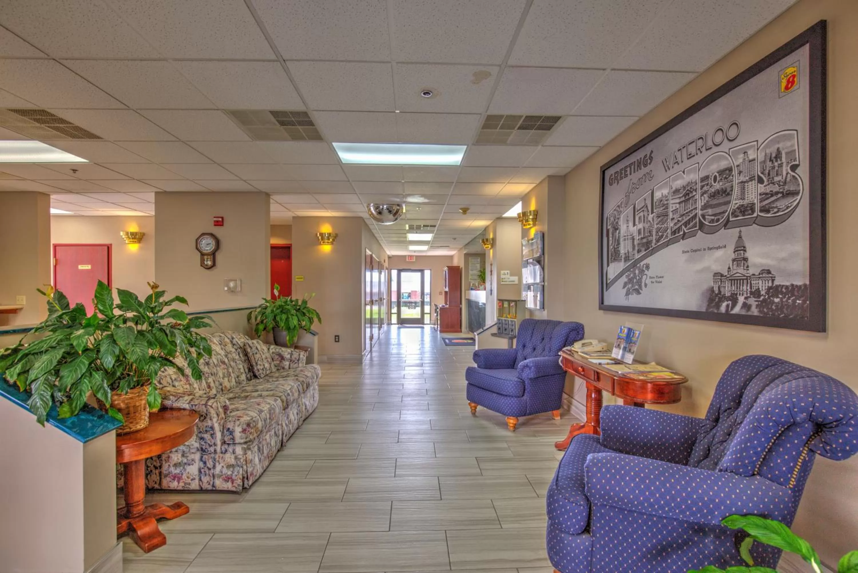 Seating area in Super 8 by Wyndham Waterloo