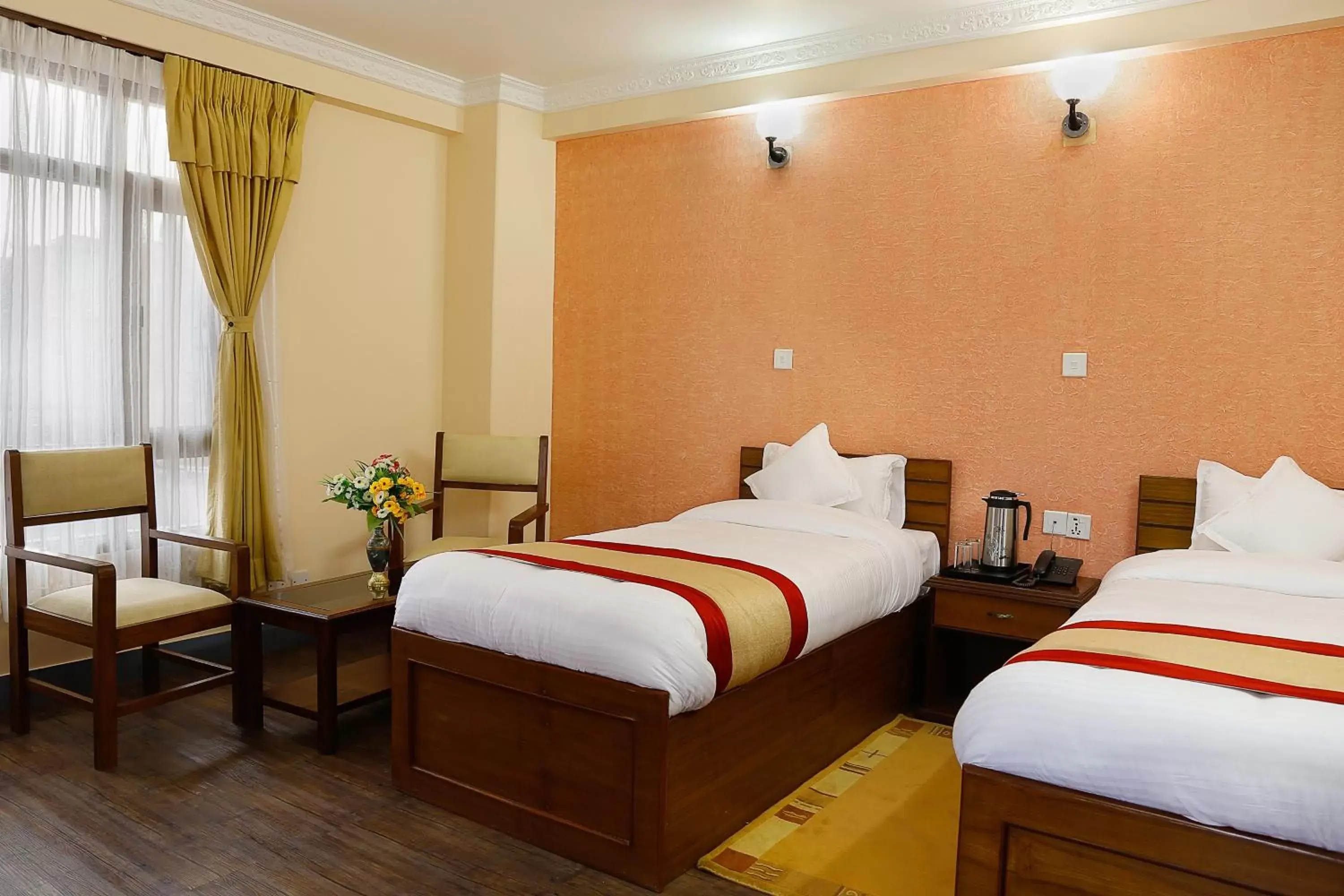 Photo of the whole room, Bed in Kathmandu Garden Home