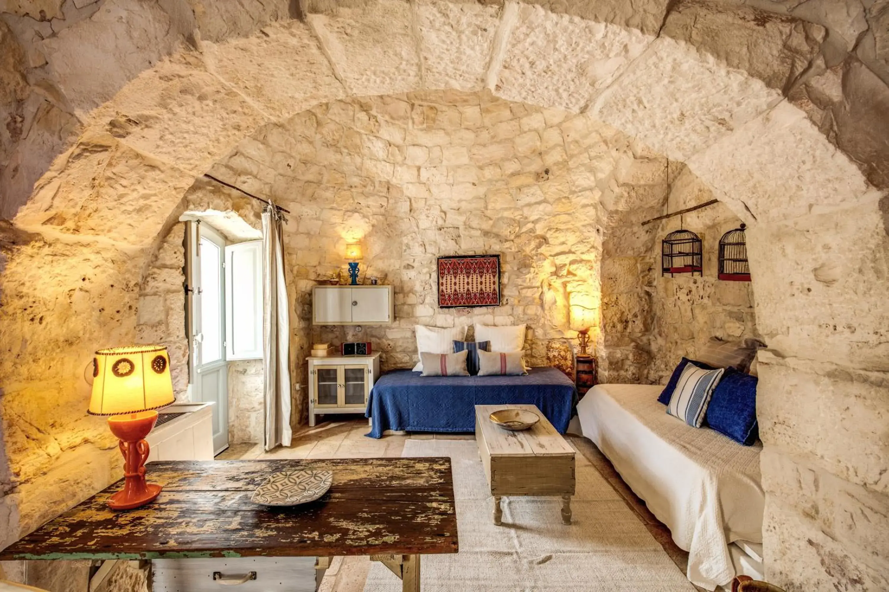 Seating Area in Masseria Cervarolo