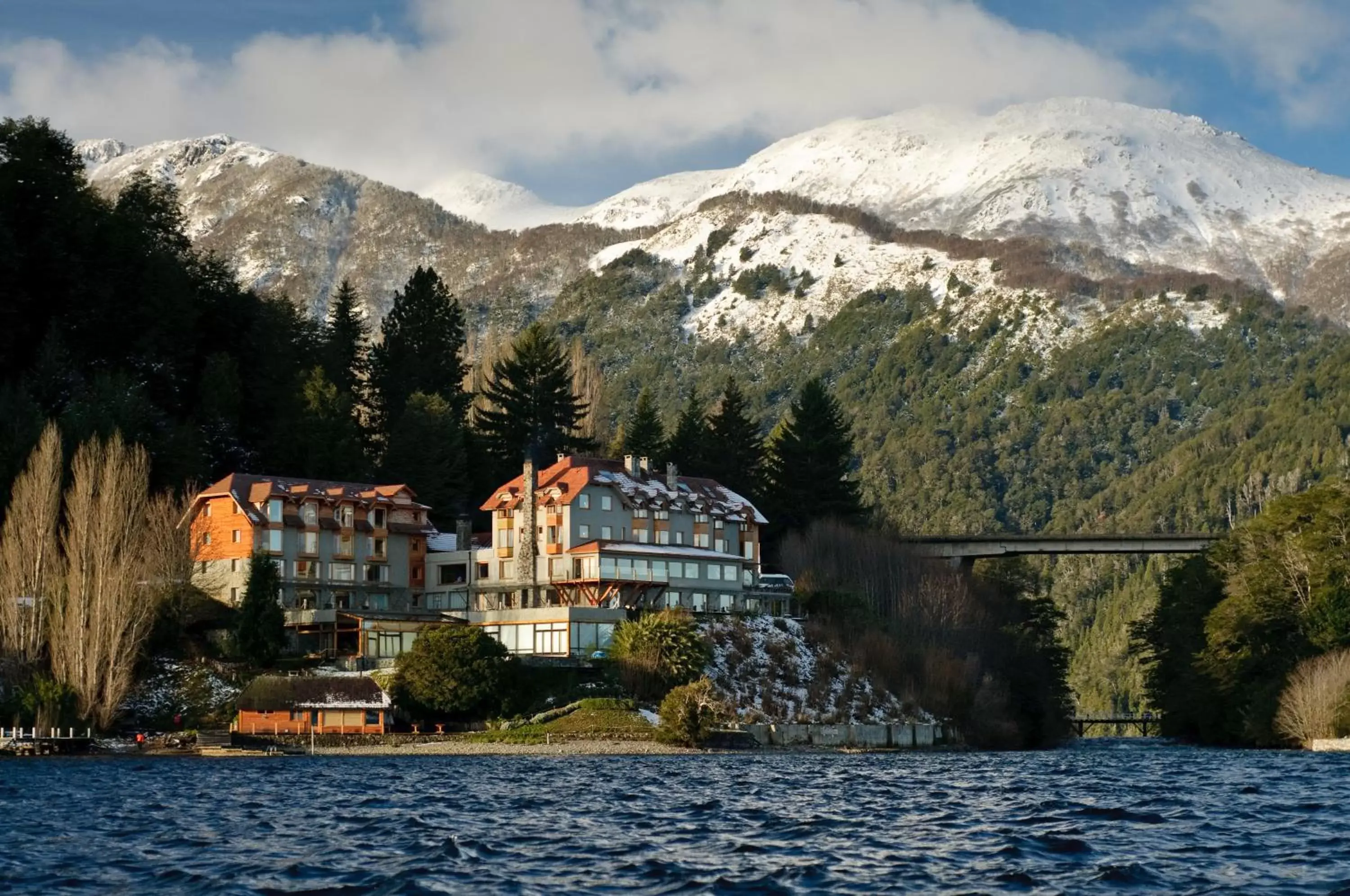 Bird's eye view, Property Building in Correntoso Lake & River Hotel