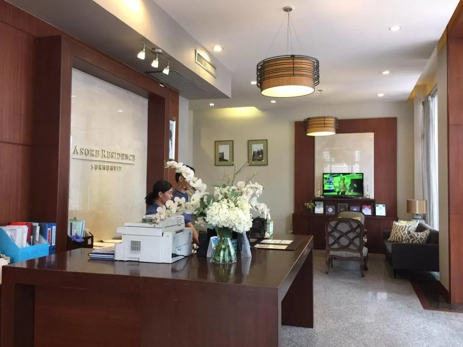 Lobby or reception, Lobby/Reception in Asoke Residence Sukhumvit by UHG
