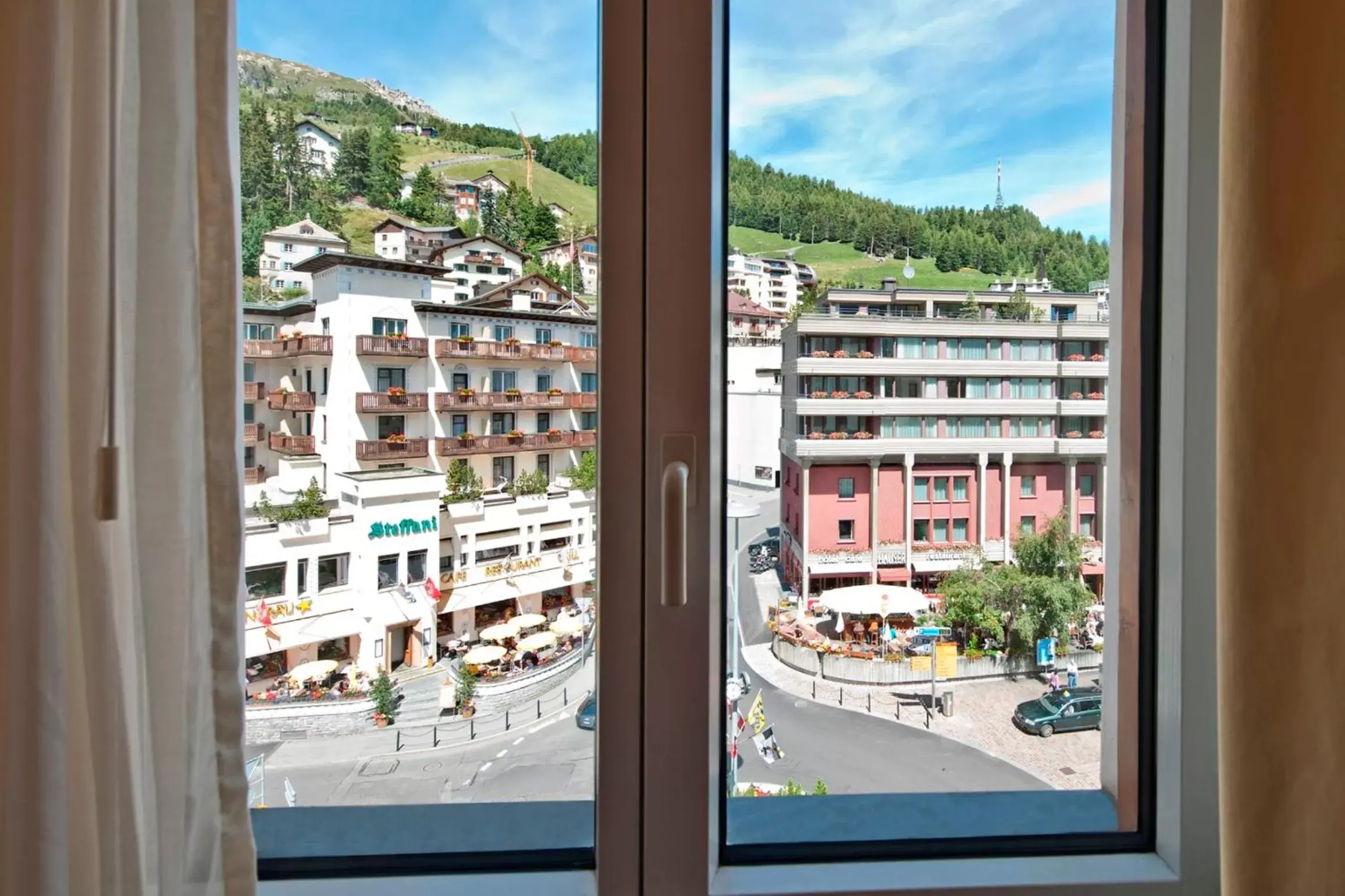 View (from property/room) in Hotel Schweizerhof St. Moritz