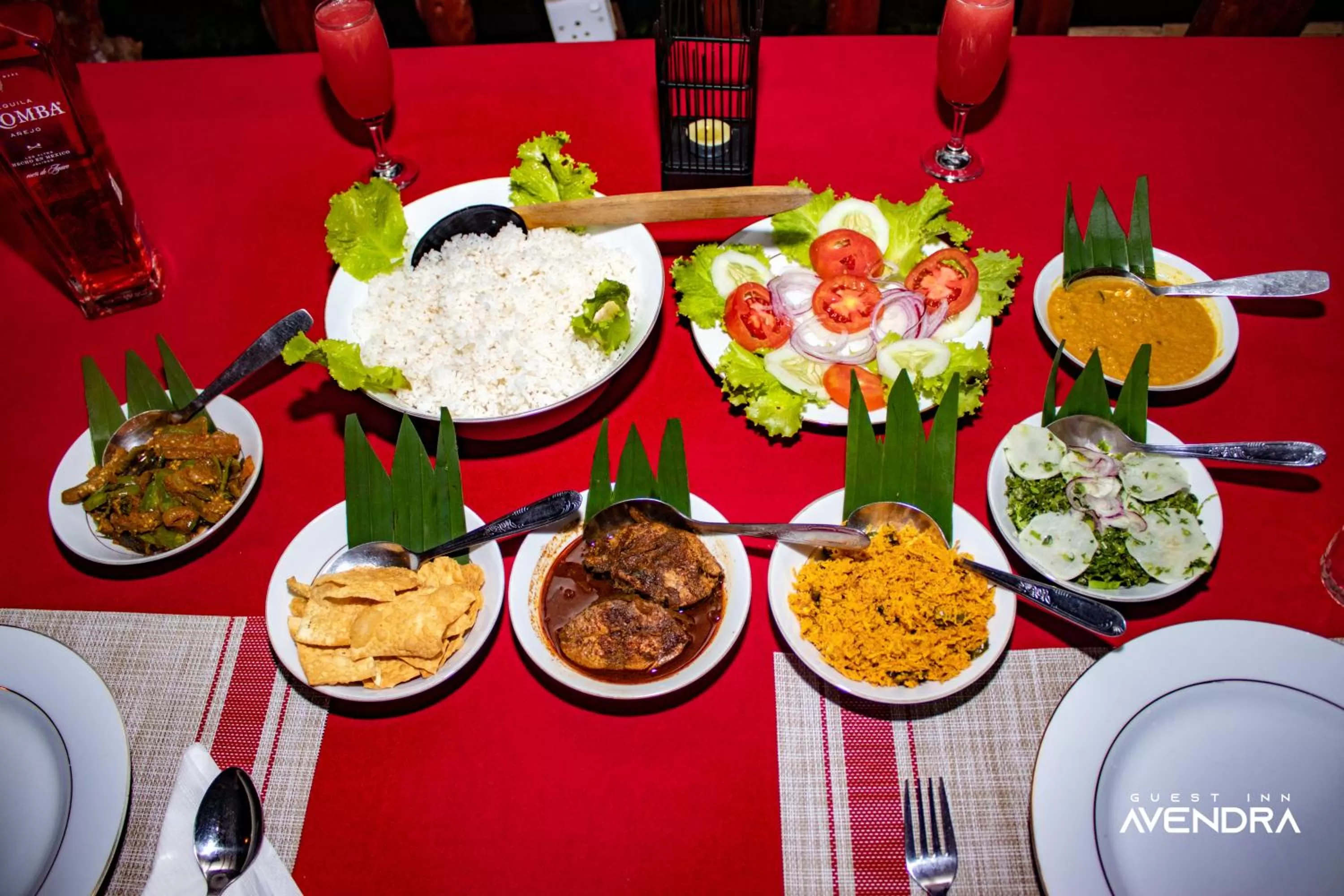 Food and drinks in Guest Inn Avendra