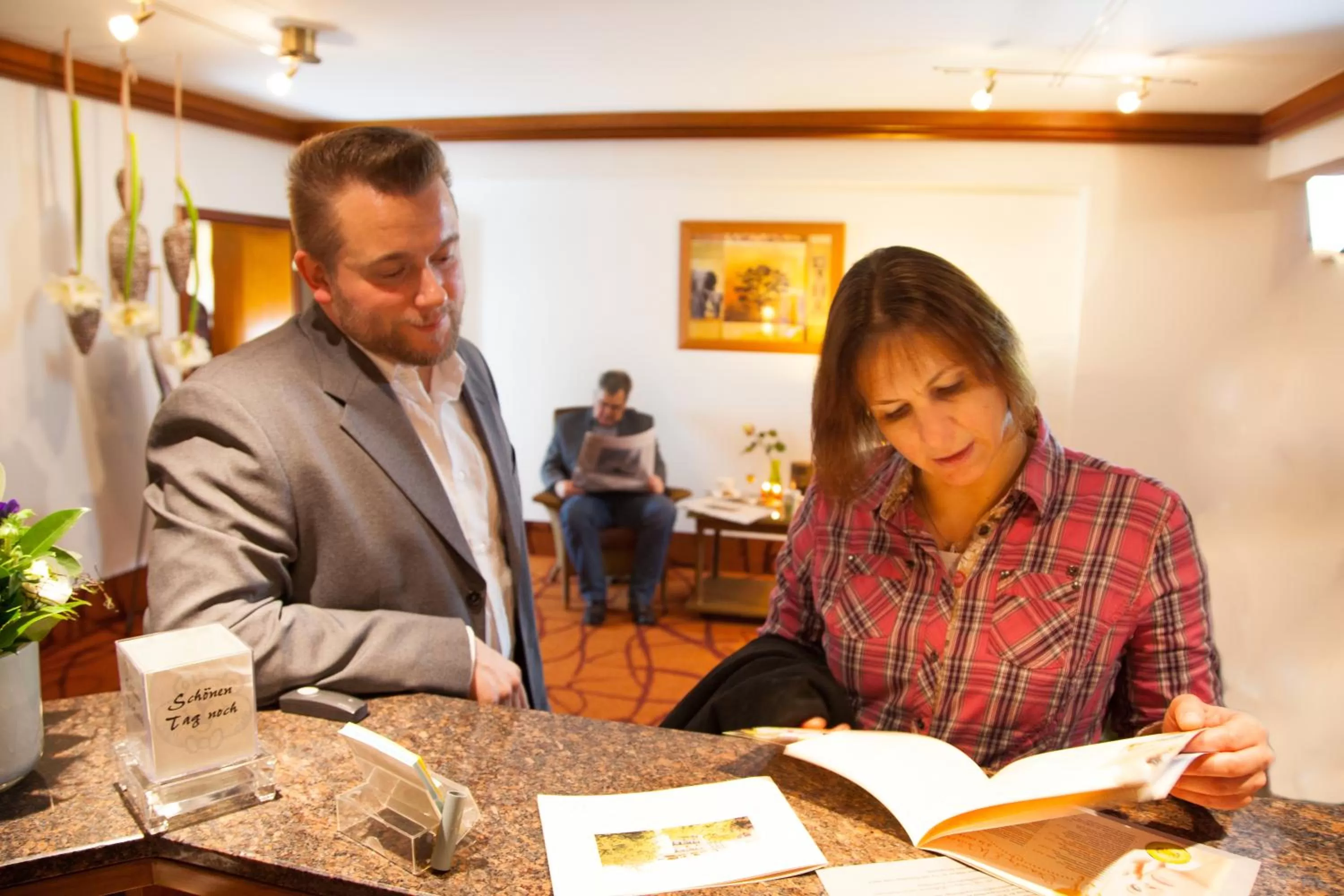 Lobby or reception in Wellness Hotel Harms