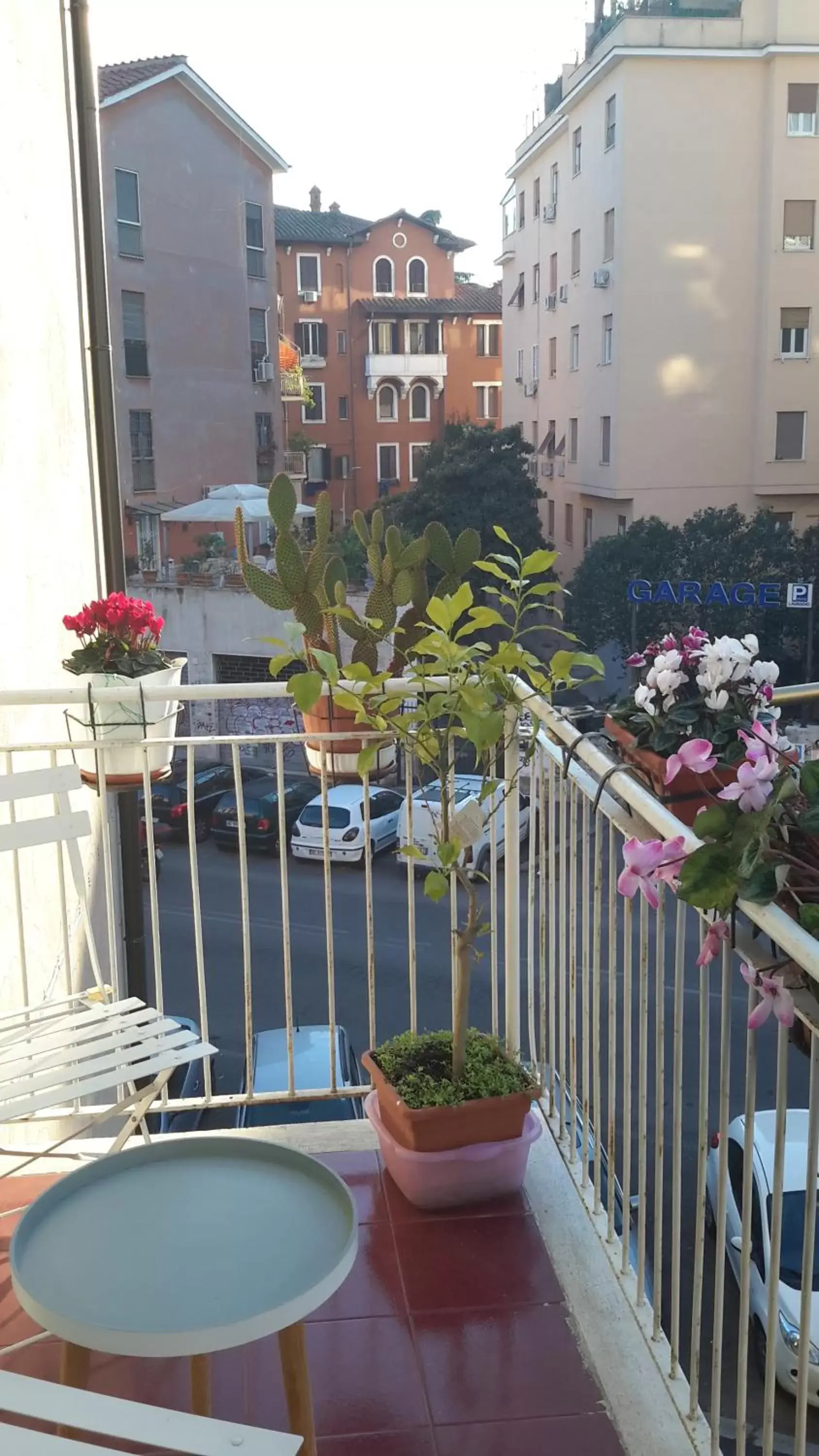 Balcony/Terrace in Le Tre Sorelle B&b Garbatella