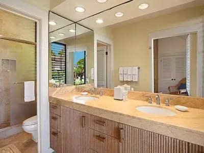 Bathroom in Kiahuna Plantation Resort Kauai by OUTRIGGER