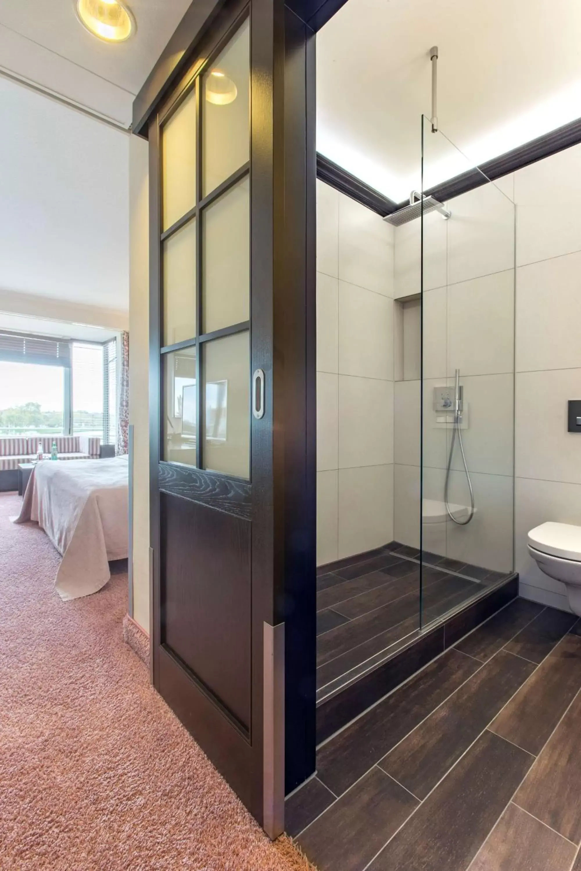 Shower, Bathroom in Radisson Blu Senator Hotel, Lübeck