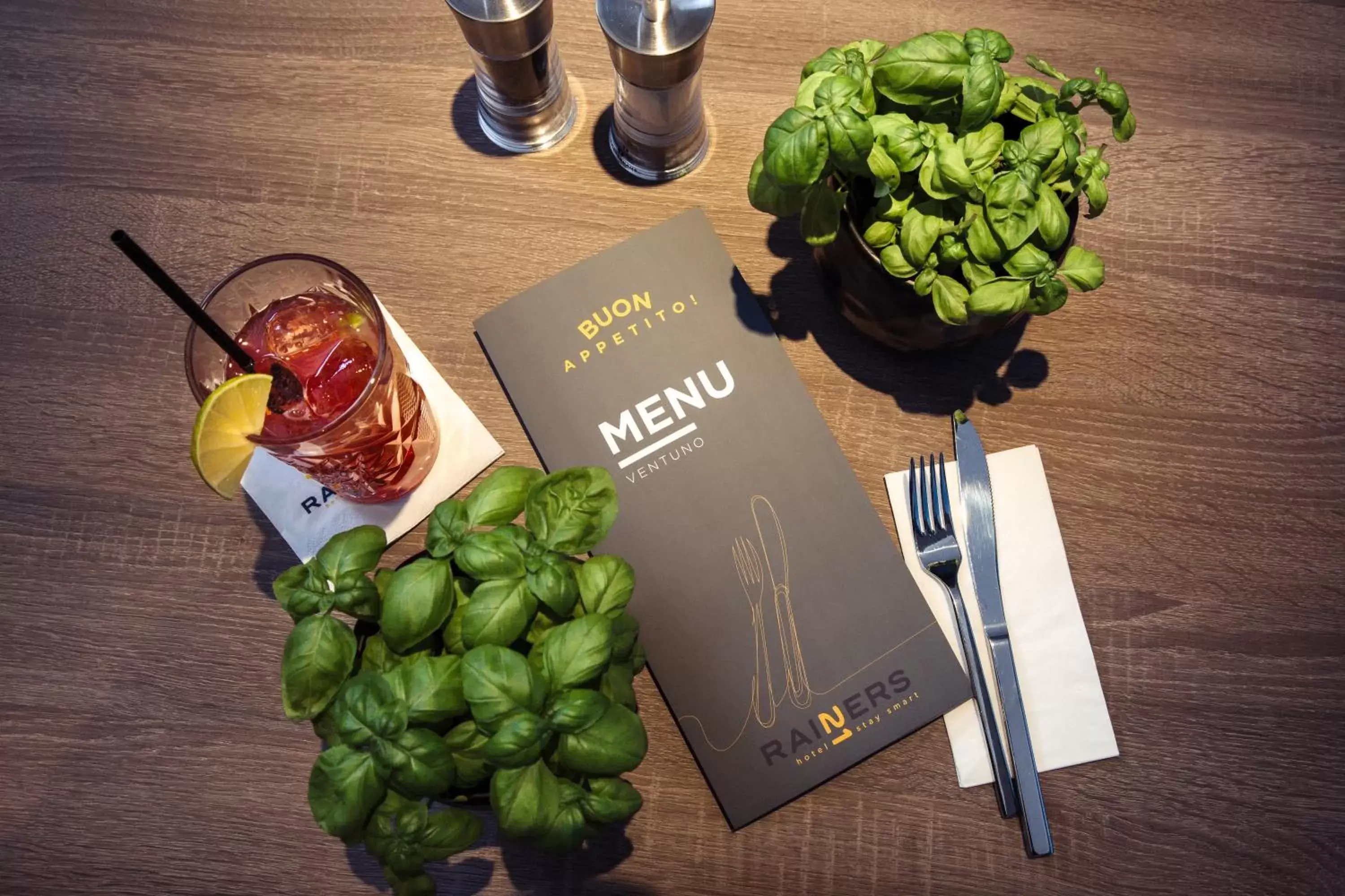 Food and drinks in Hotel Rainers21 Food and drinks in Hotel Rainers21