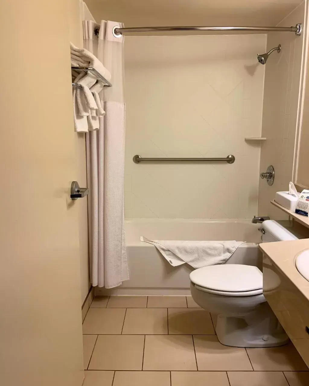 Shower, Bathroom in Travelodge Suites by Wyndham Moncton