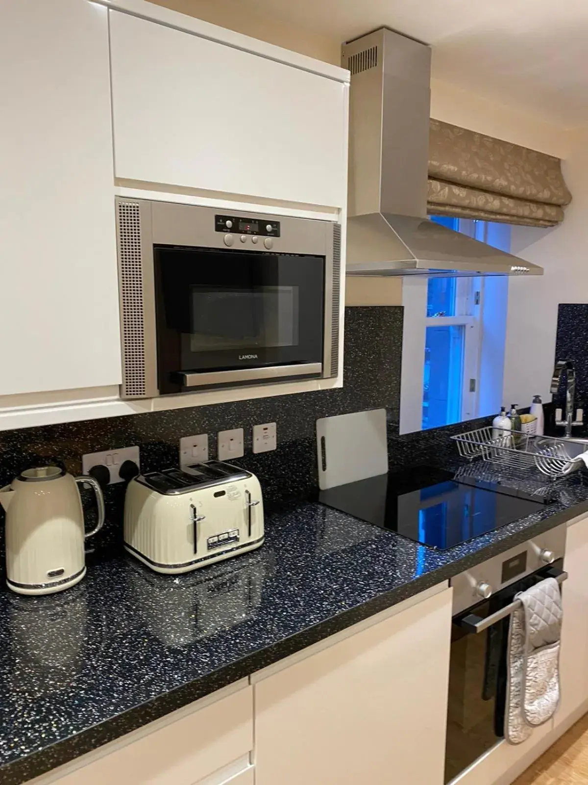 Kitchen or kitchenette, Bathroom in Waverley Inn Apartments