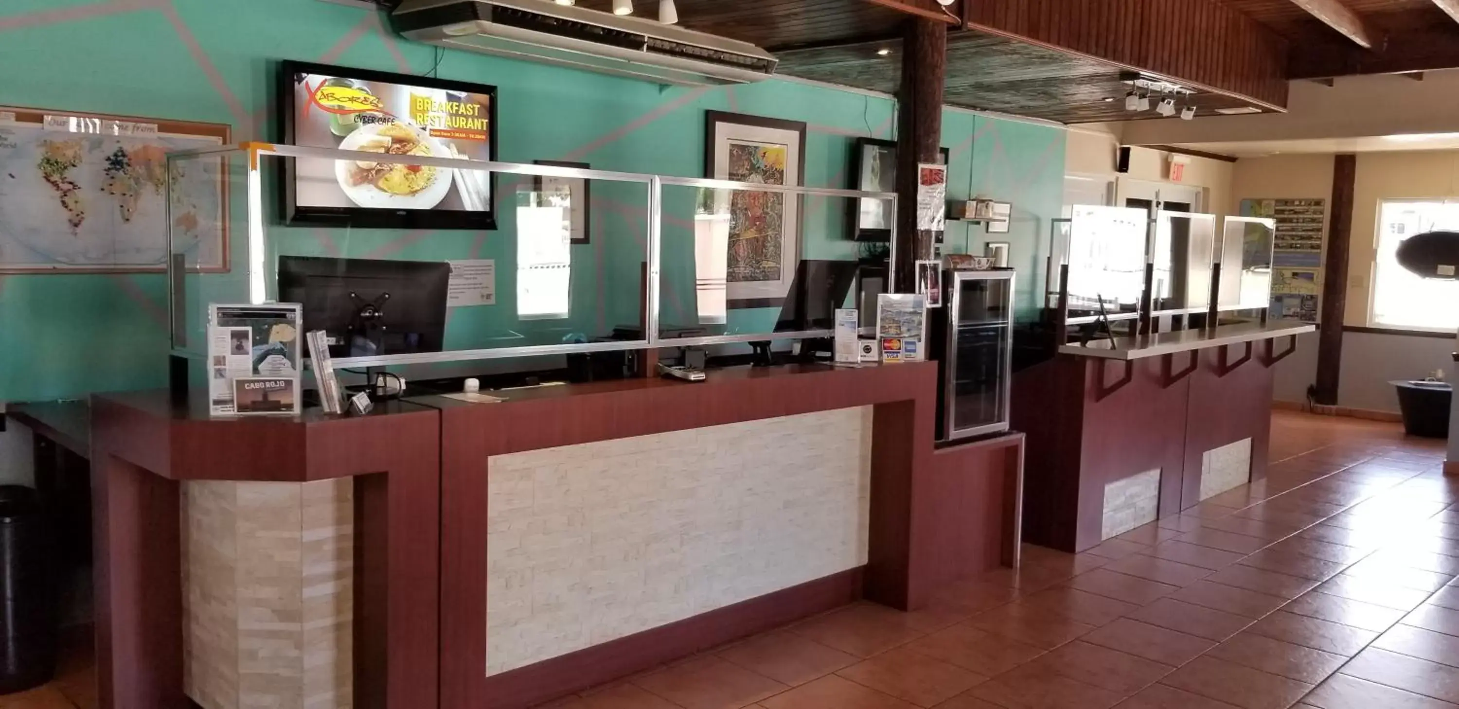 Lobby or reception in Combate Beach Resort Lobby or reception in Combate Beach Resort