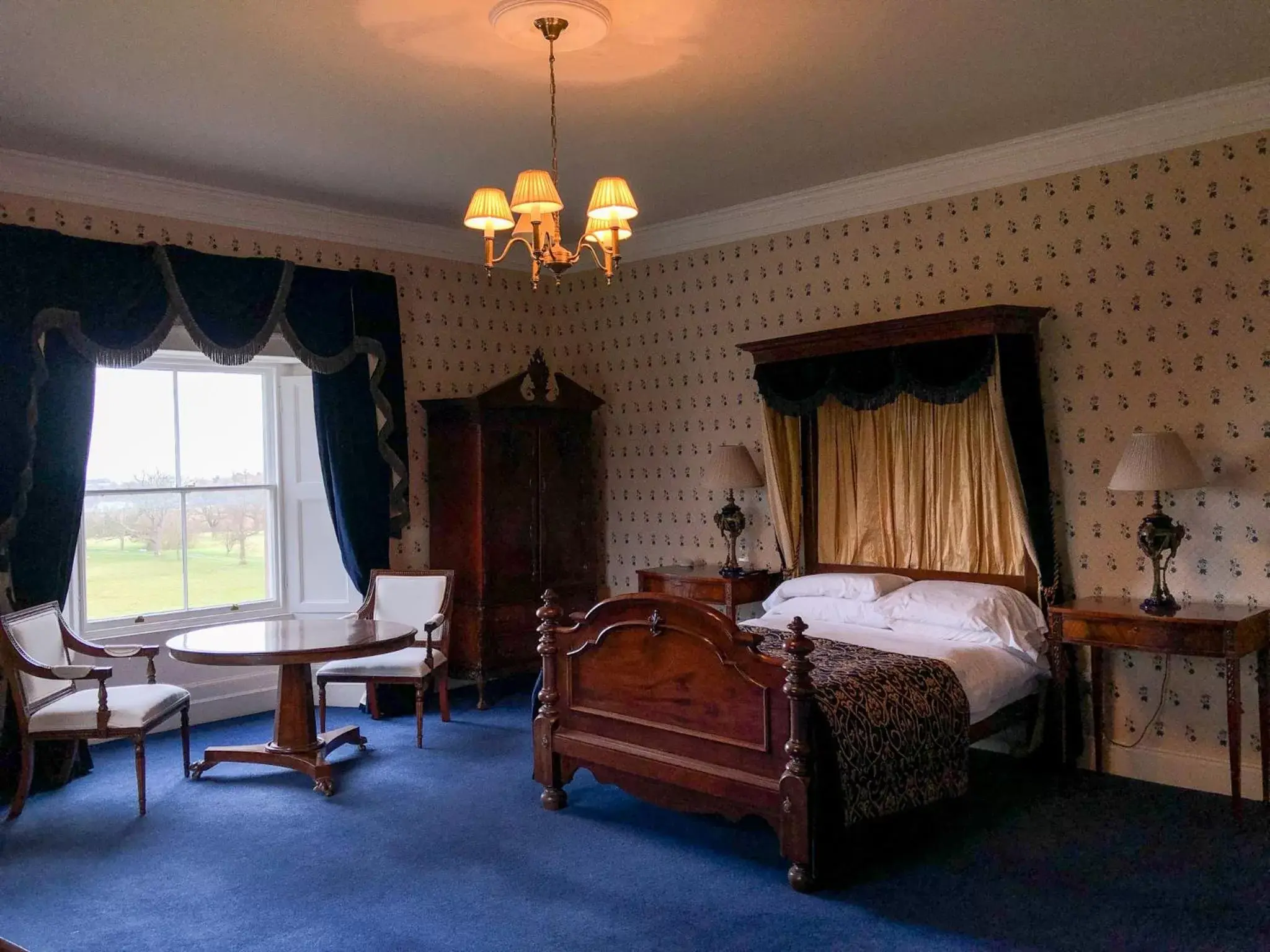 Bedroom in Netley Hall