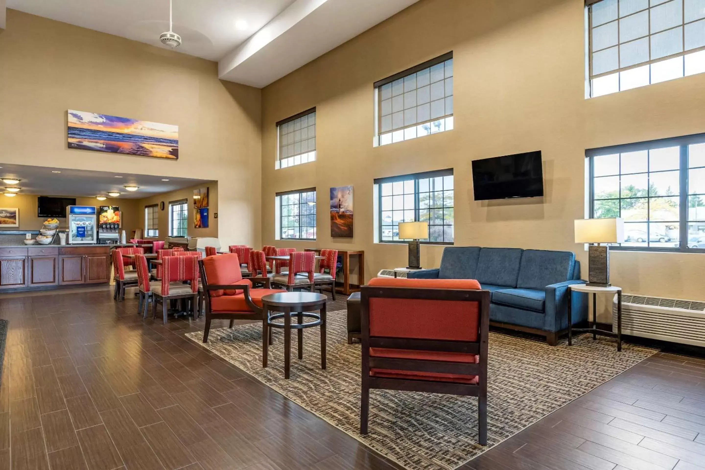 Lobby or reception in Comfort Inn Ludington near US-10