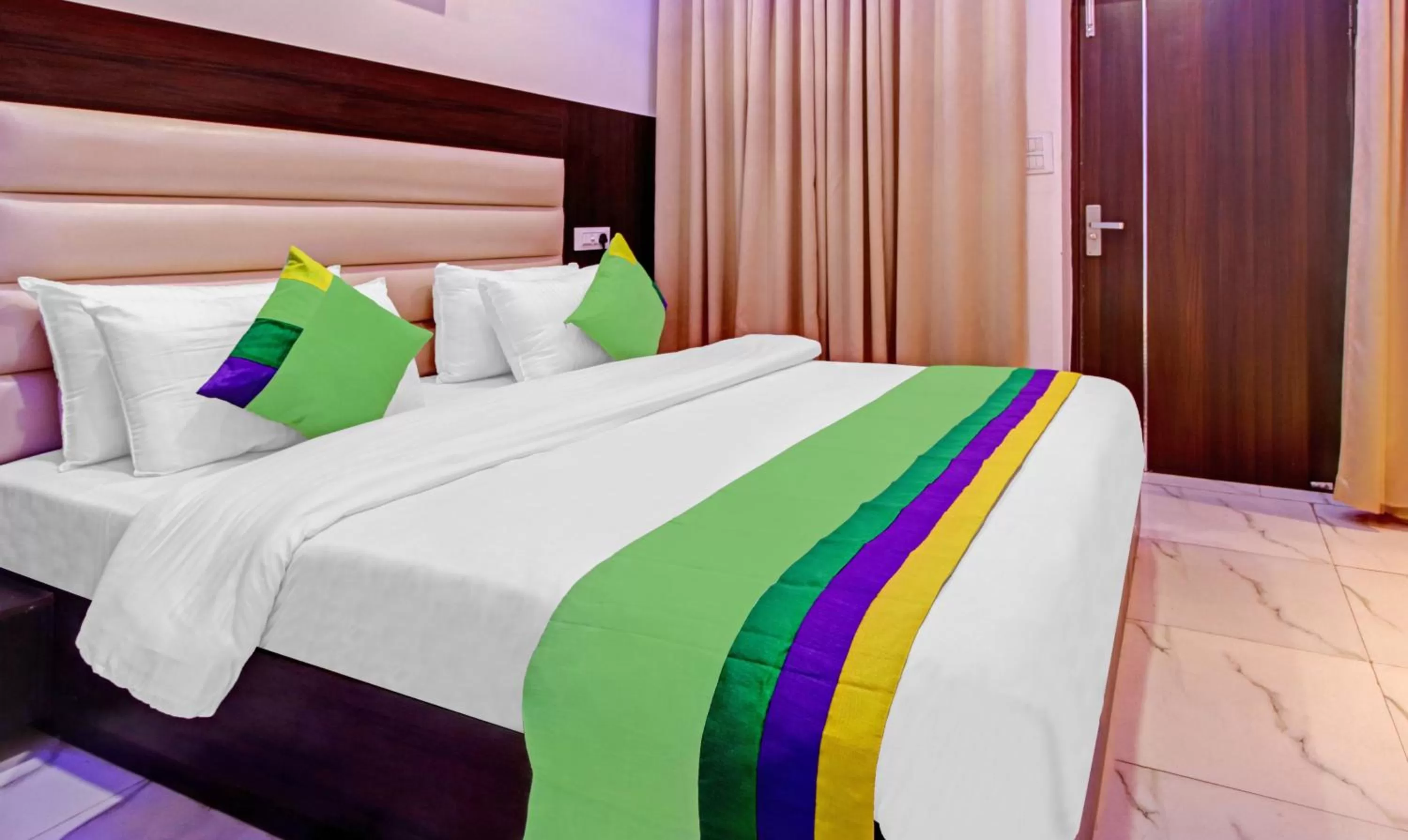 Bed in Treebo Trend Jugnu