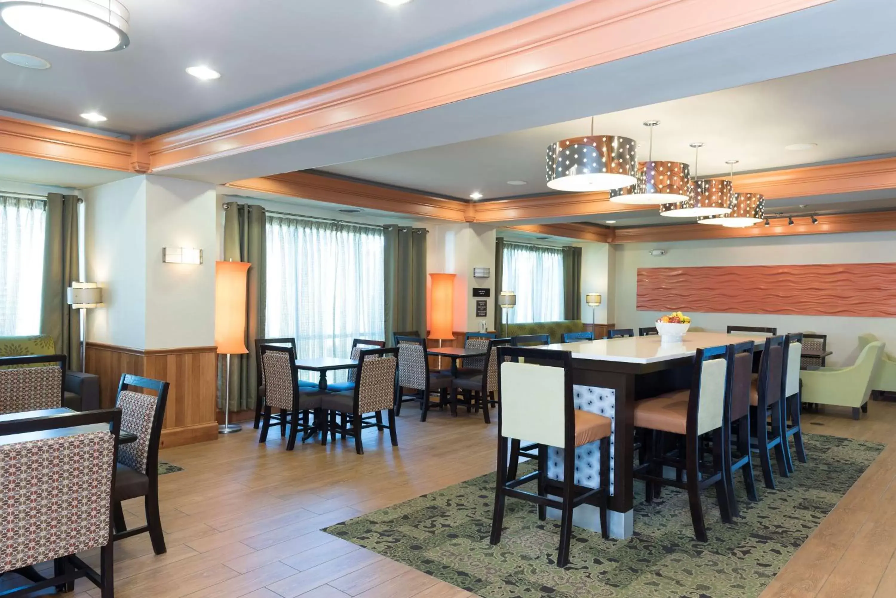 Lobby or reception, Restaurant/Places to Eat in Hampton Inn & Suites Mansfield South @ I 71