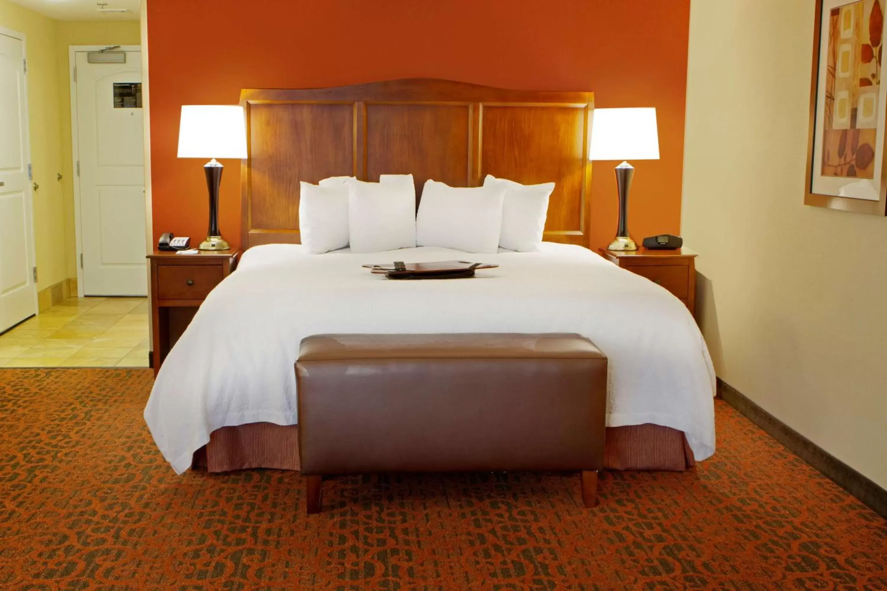 King Room with Roll-In Shower - Mobility and Hearing Access/Non-Smoking in Hampton Inn Bangor King Room with Roll-In Shower - Mobility and Hearing Access/Non-Smoking in Hampton Inn Bangor