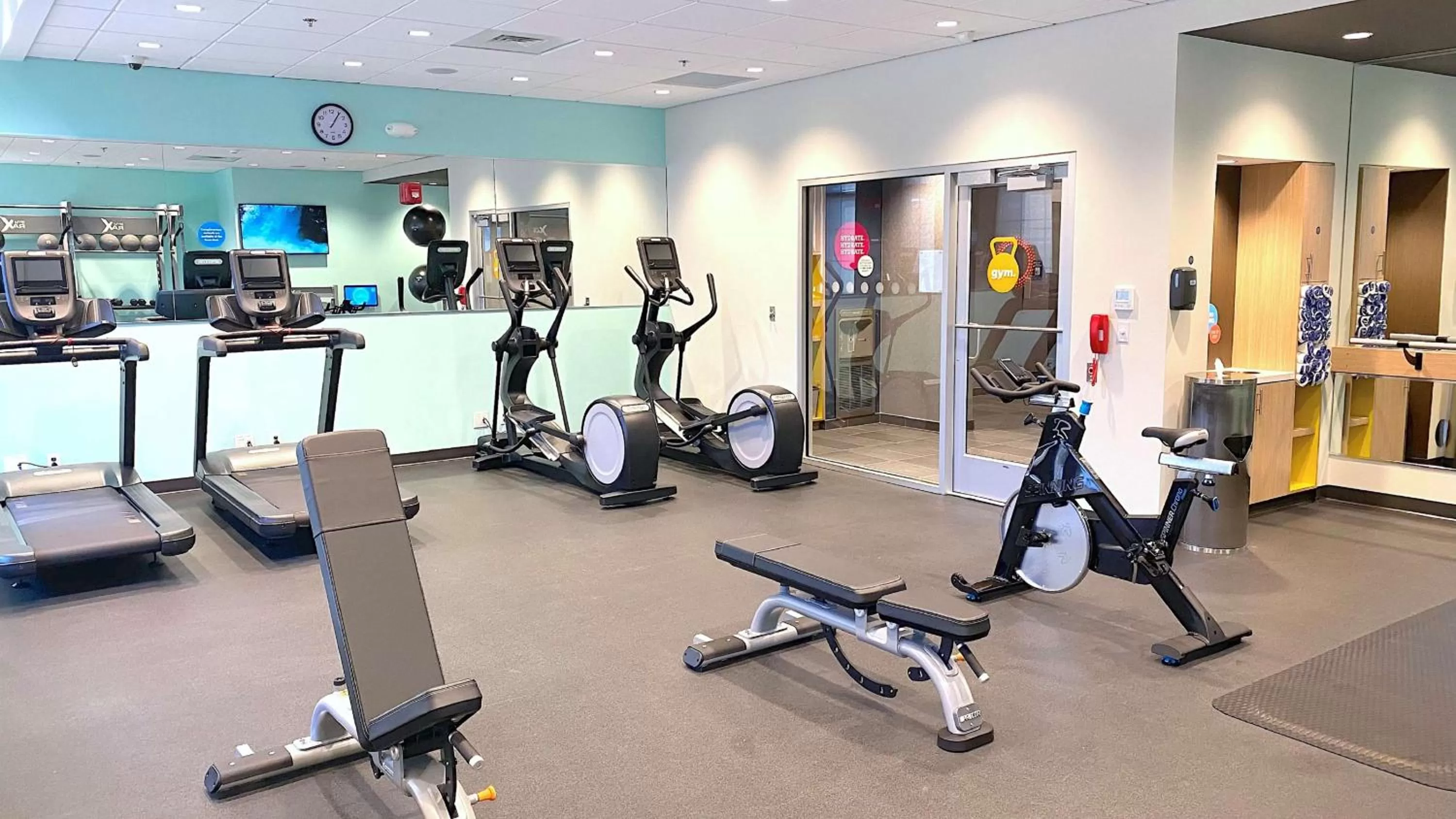 Fitness centre/facilities in Tru By Hilton Baltimore Harbor East