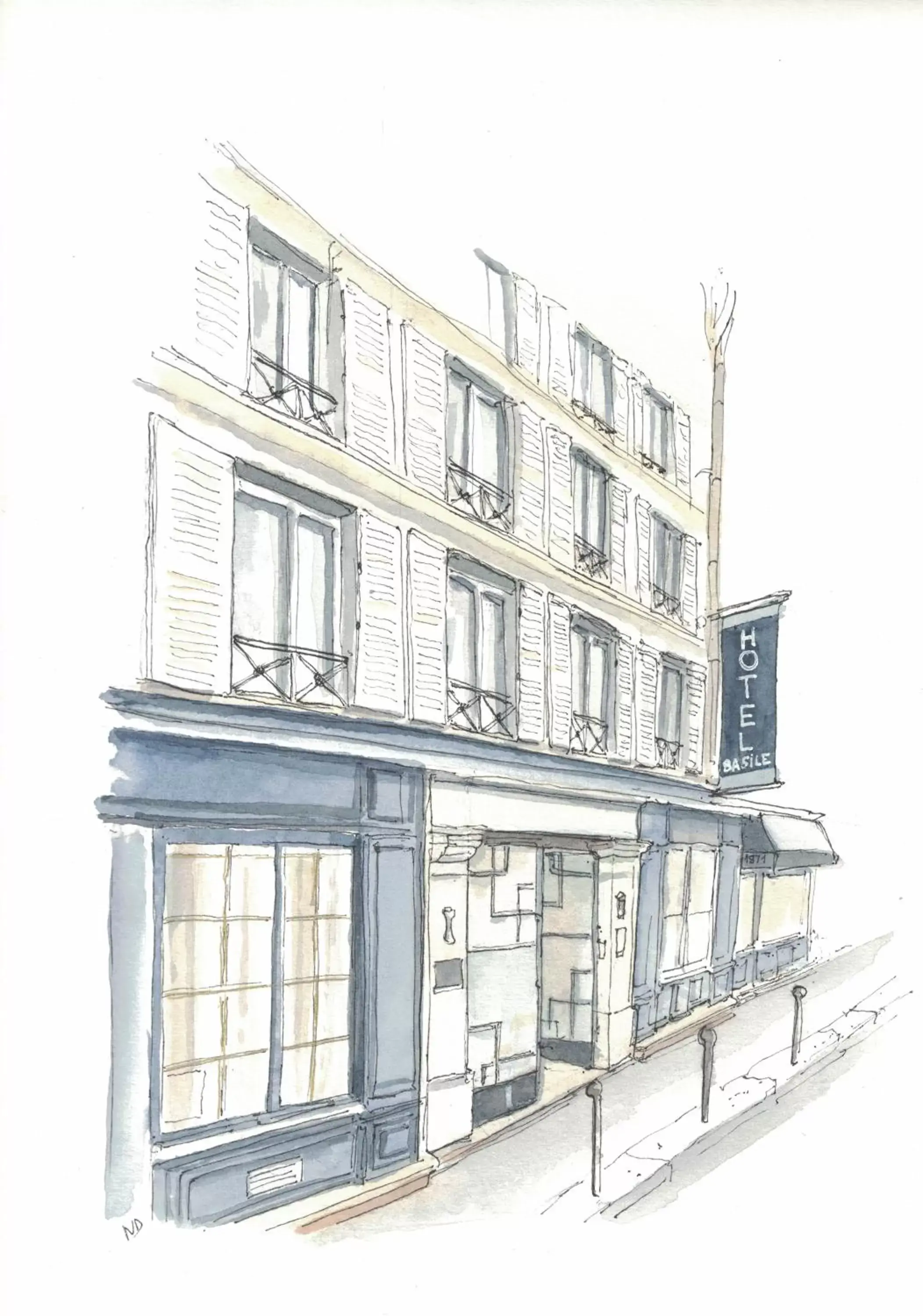 Property Building in Le Basile Hôtel