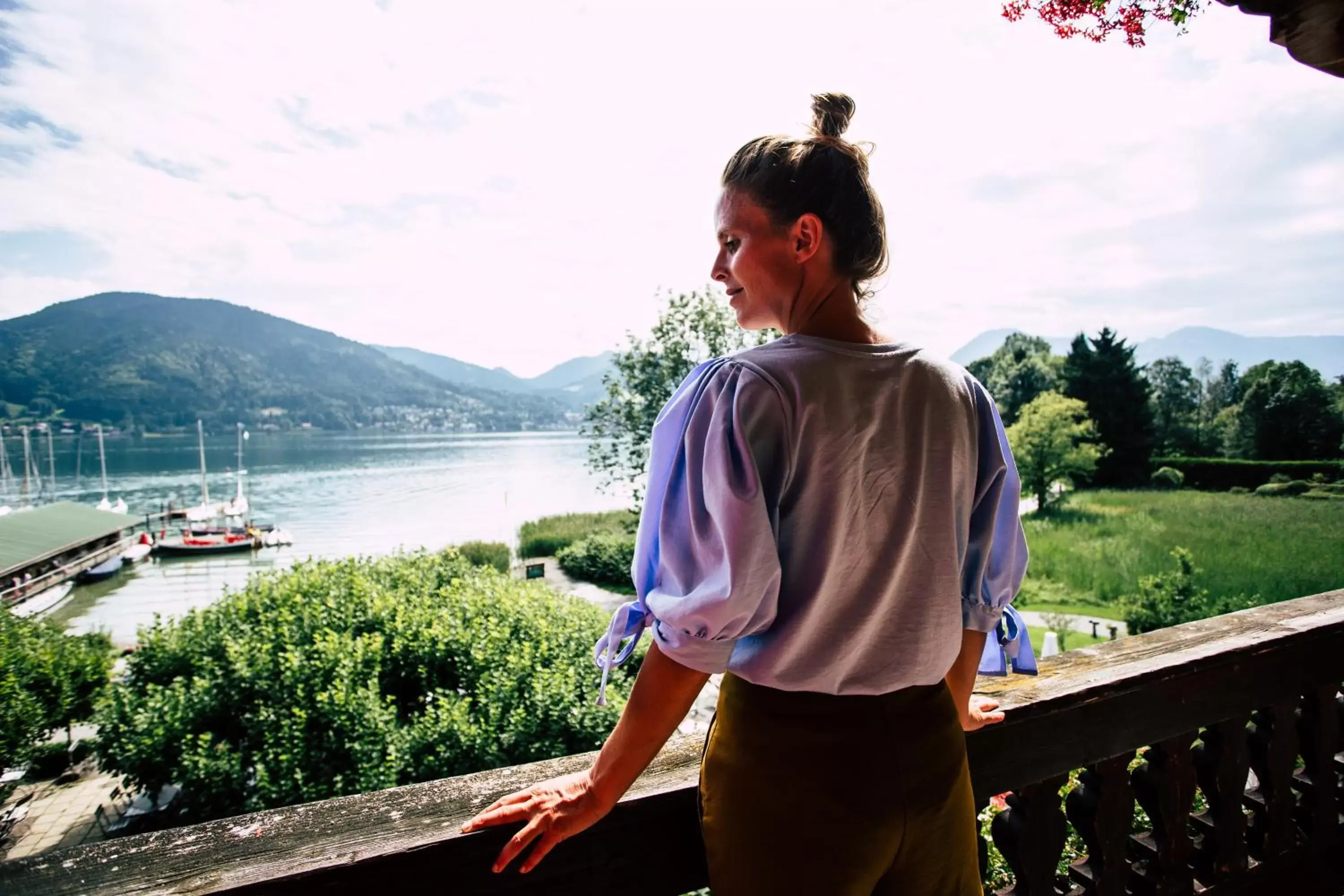 Garden view in Hotel Terrassenhof