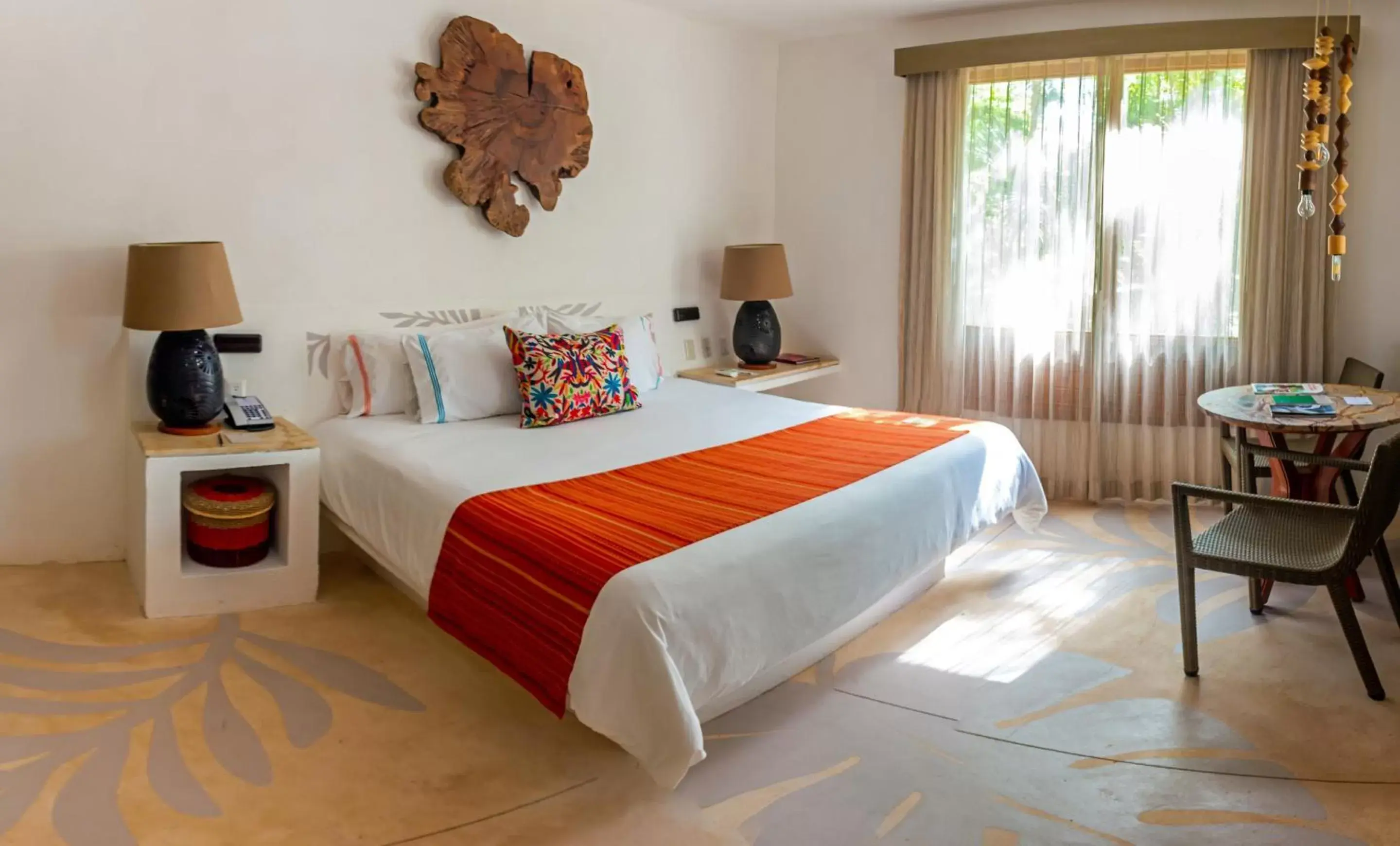 Bed in Mahekal Beach Front Resort & Spa