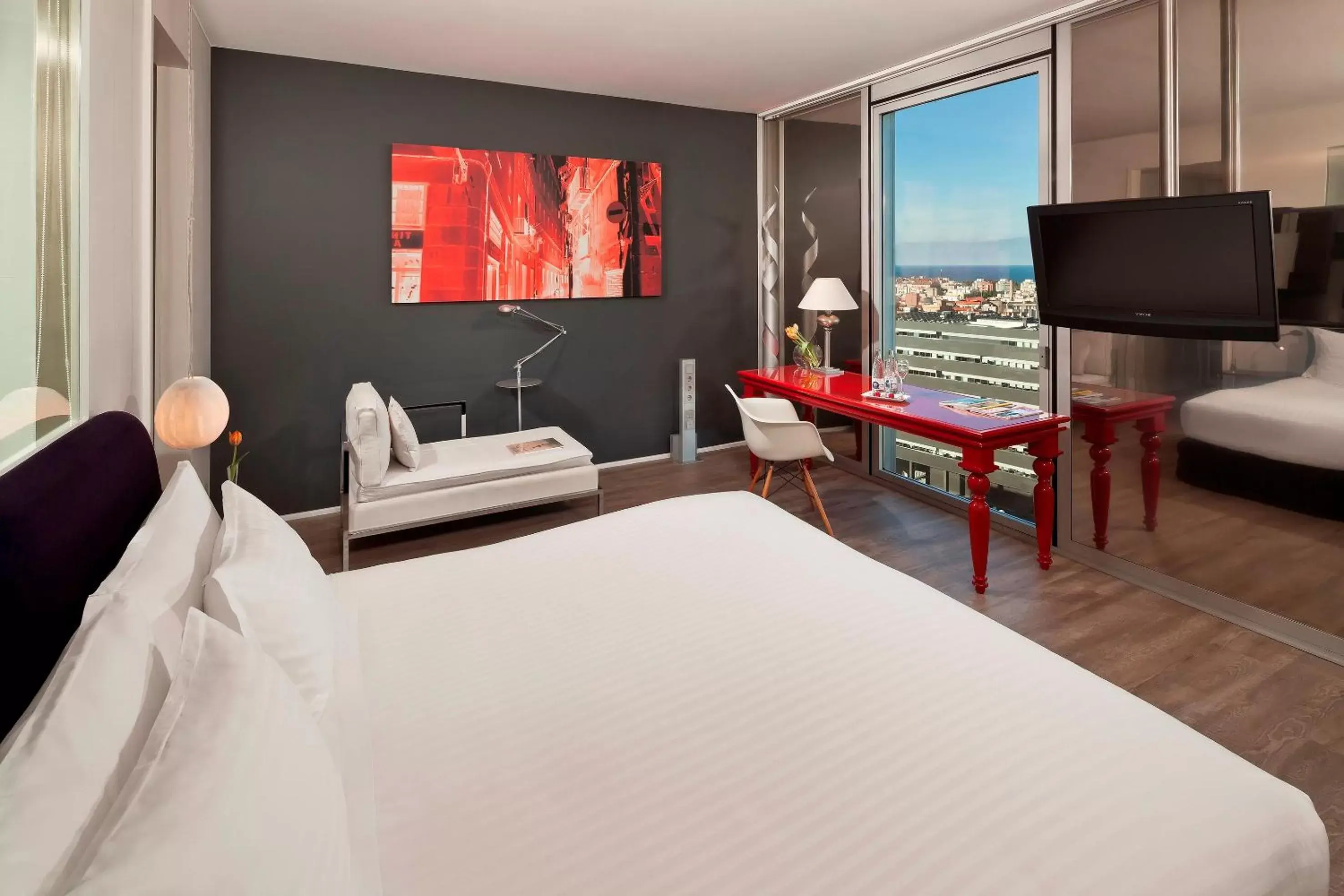 TV and multimedia, TV/Entertainment Center in Melia Barcelona Sky 4* Sup