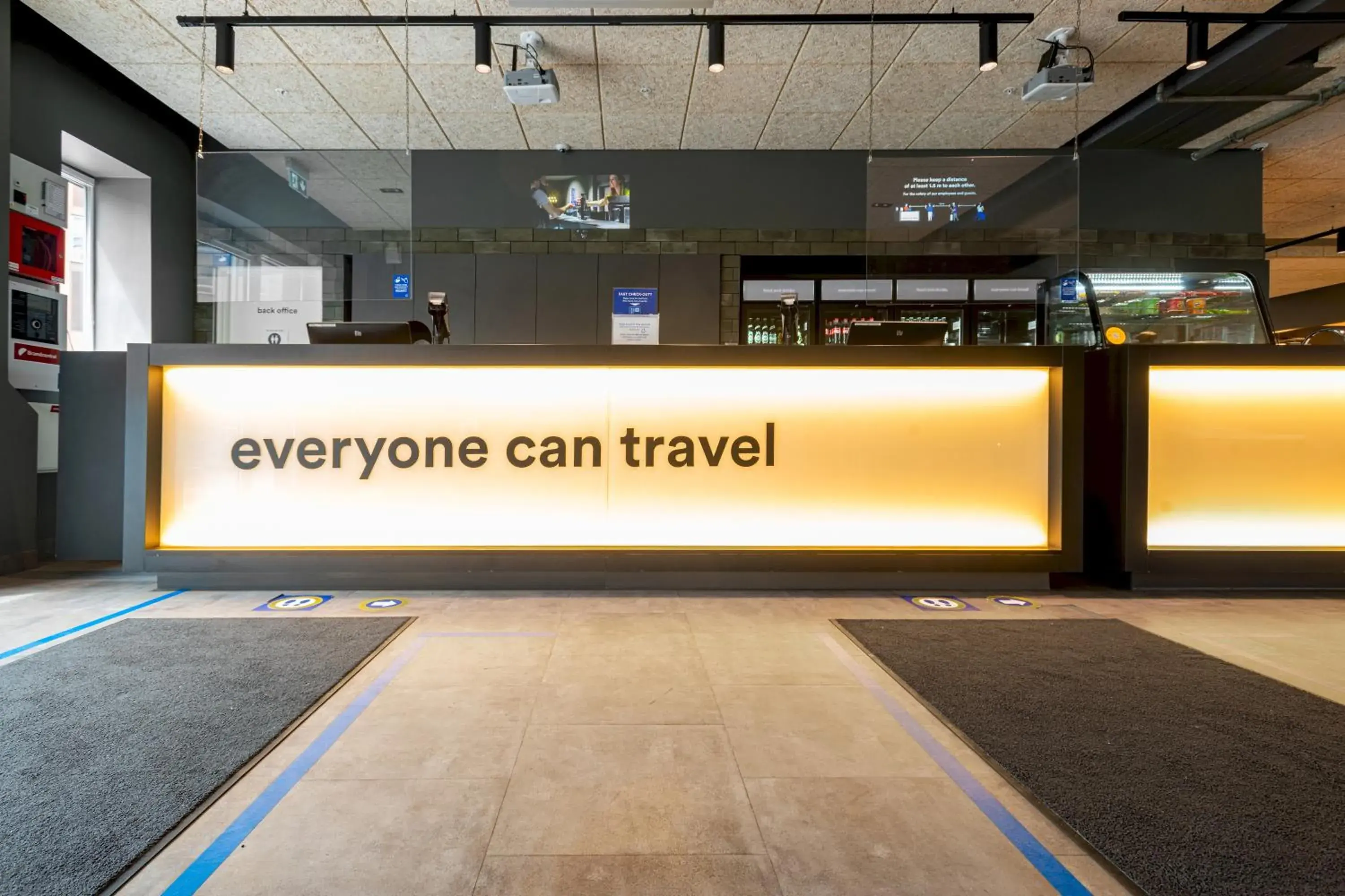 Lobby or reception in a&o Copenhagen Sydhavn Lobby or reception in a&o Copenhagen Sydhavn