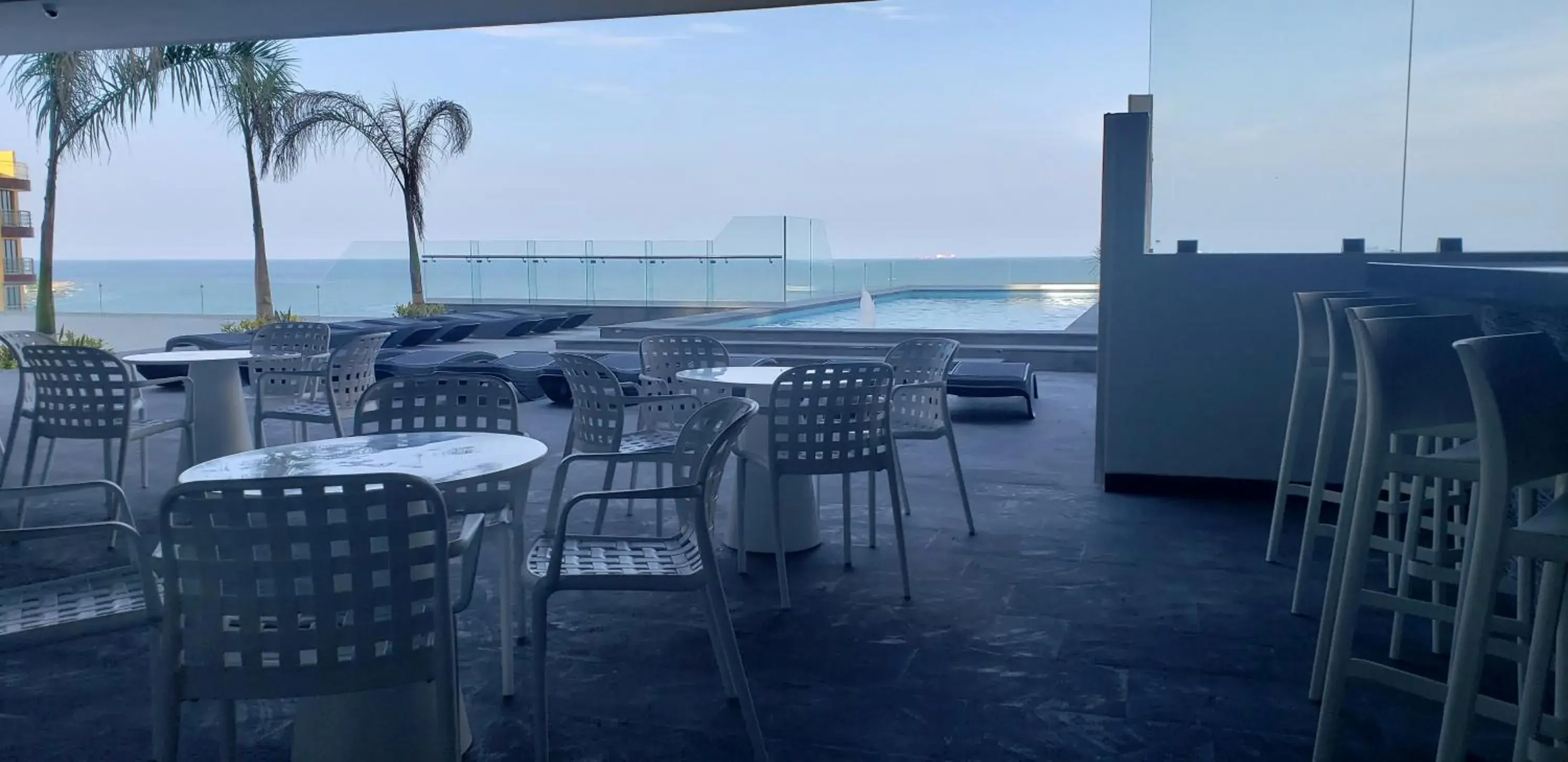 Balcony/Terrace, Restaurant/Places to Eat in Hotel Plaza Sol Veracruz