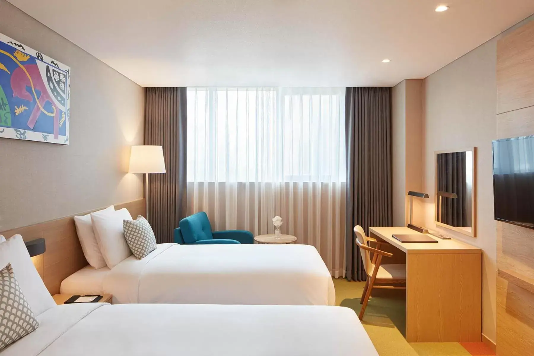 Shower, Bed in Howard Johnson by Wyndham Incheon Airport