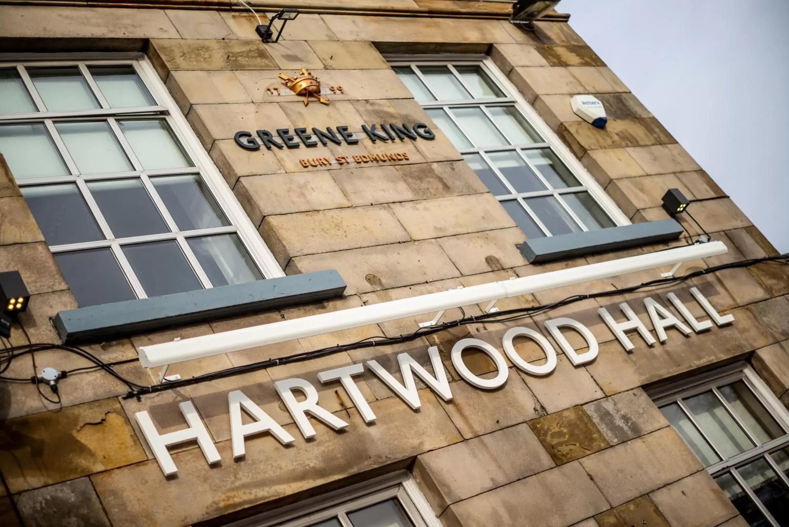 Property Logo/Sign in Hartwood Hall by Greene King Inns