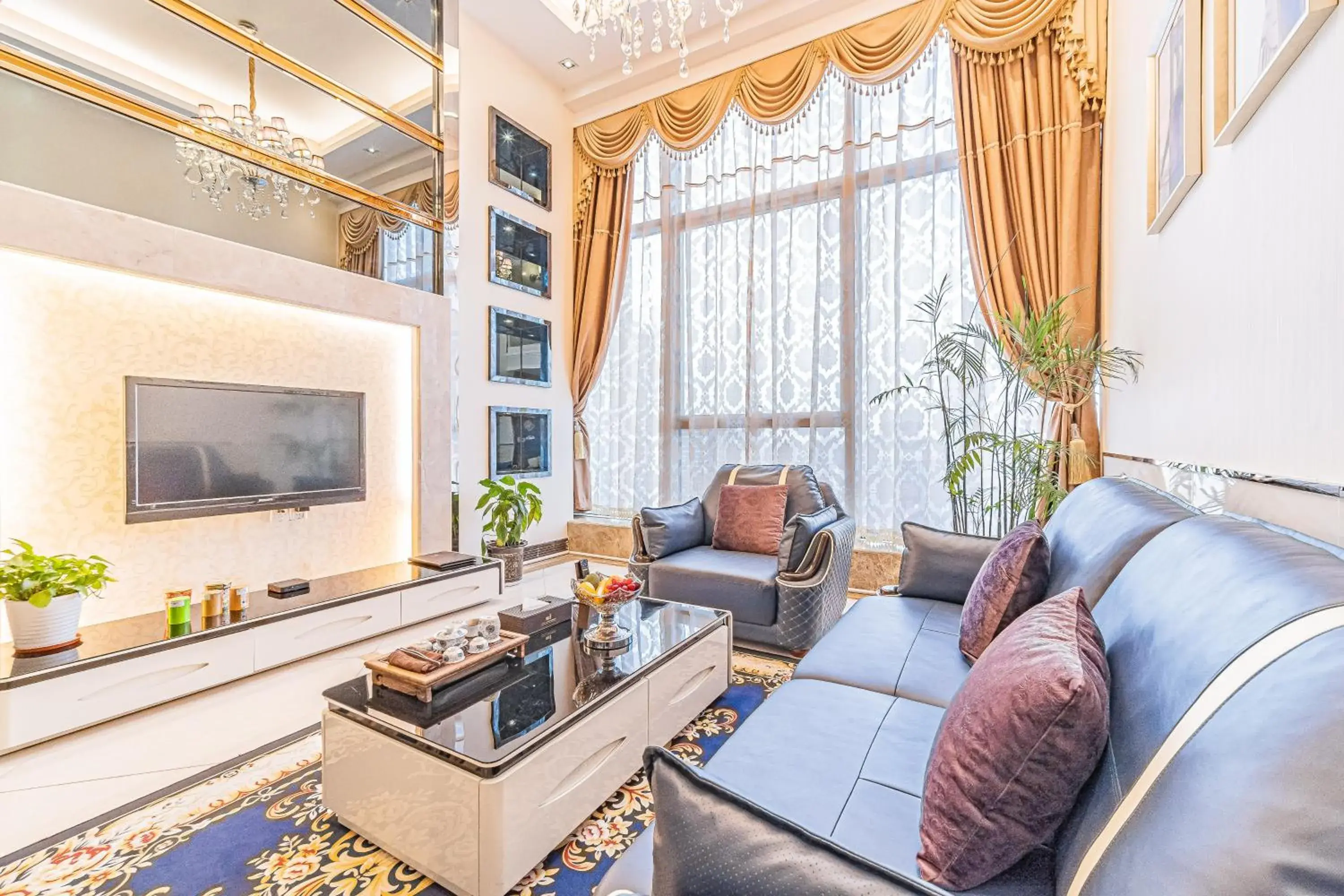 Living room, Seating Area in South & North International Apartment - Beijing Road -Free shuttle to Canton Fair