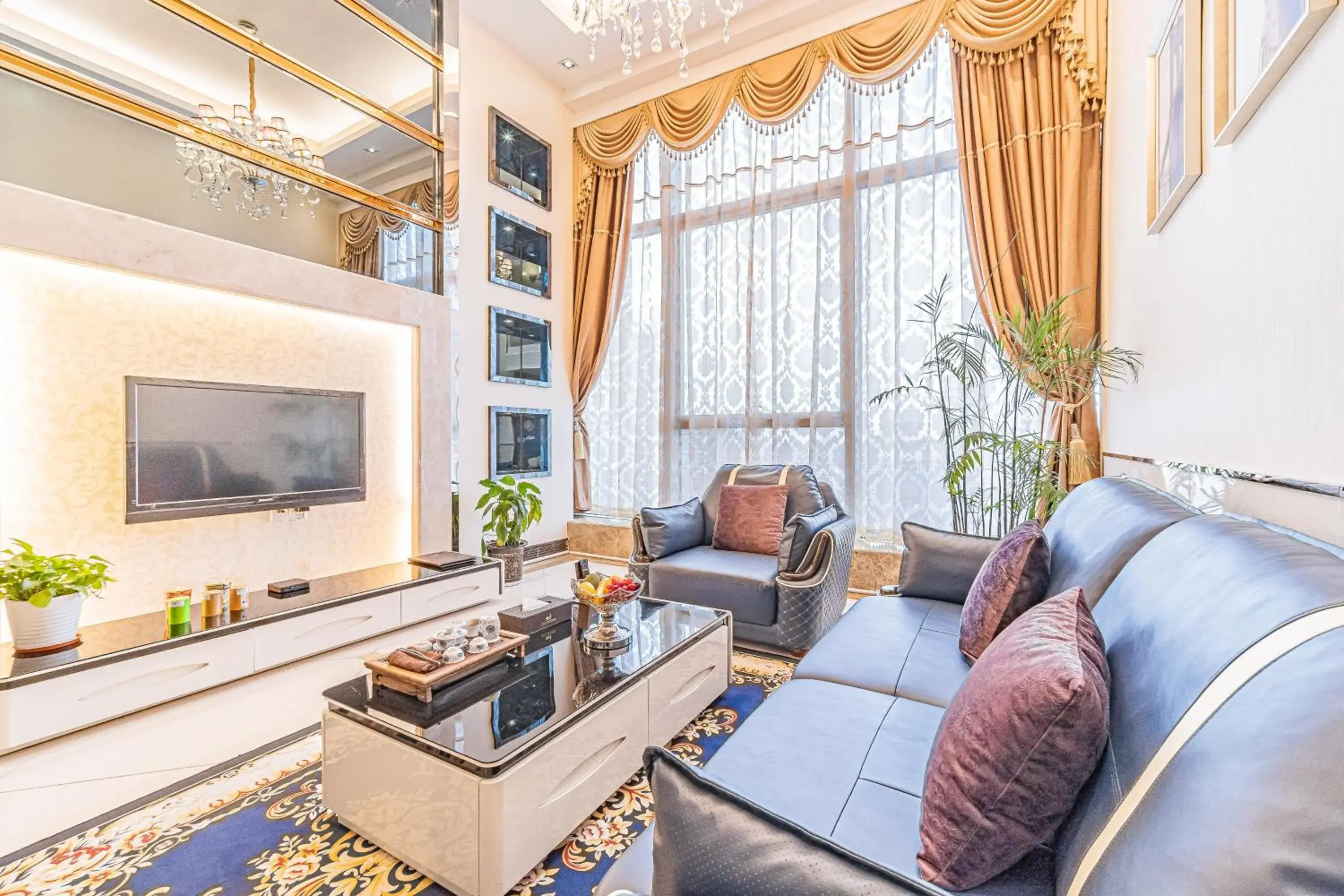 Living room in South & North International Apartment Beijing Road Living room in South & North International Apartment Beijing Road