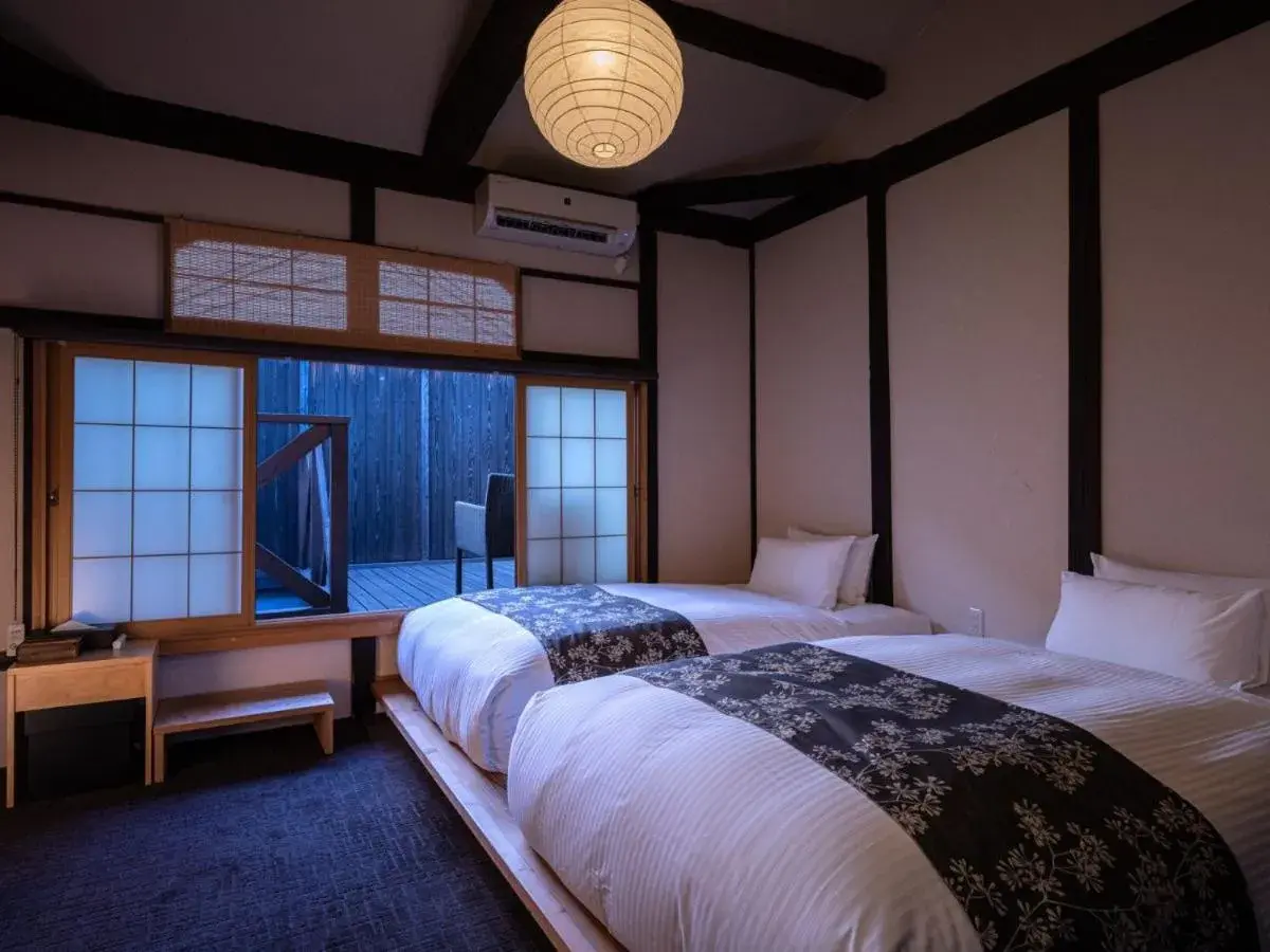 Photo of the whole room, Bed in Nazuna Kyoto Nijo-jo