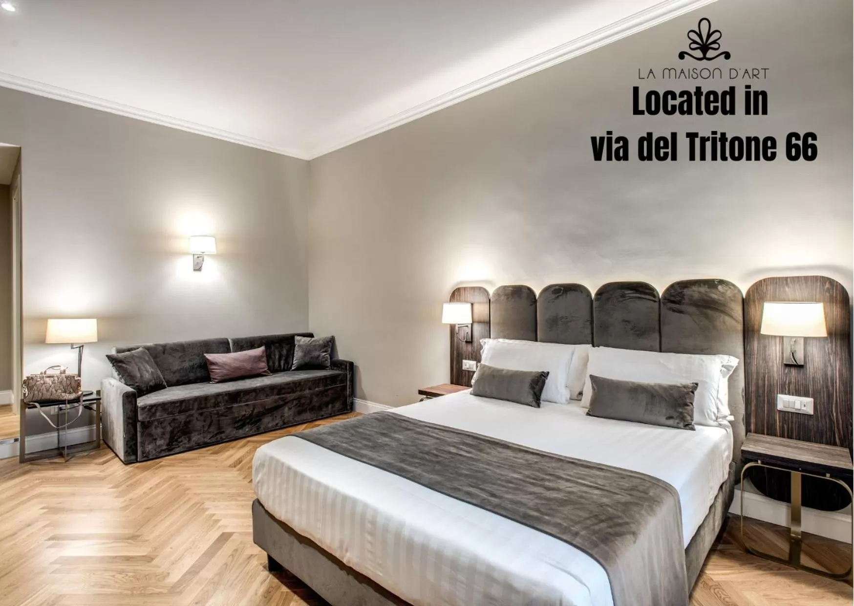 Bed in Hotel 87 eighty-seven - Maison d'Art Collection