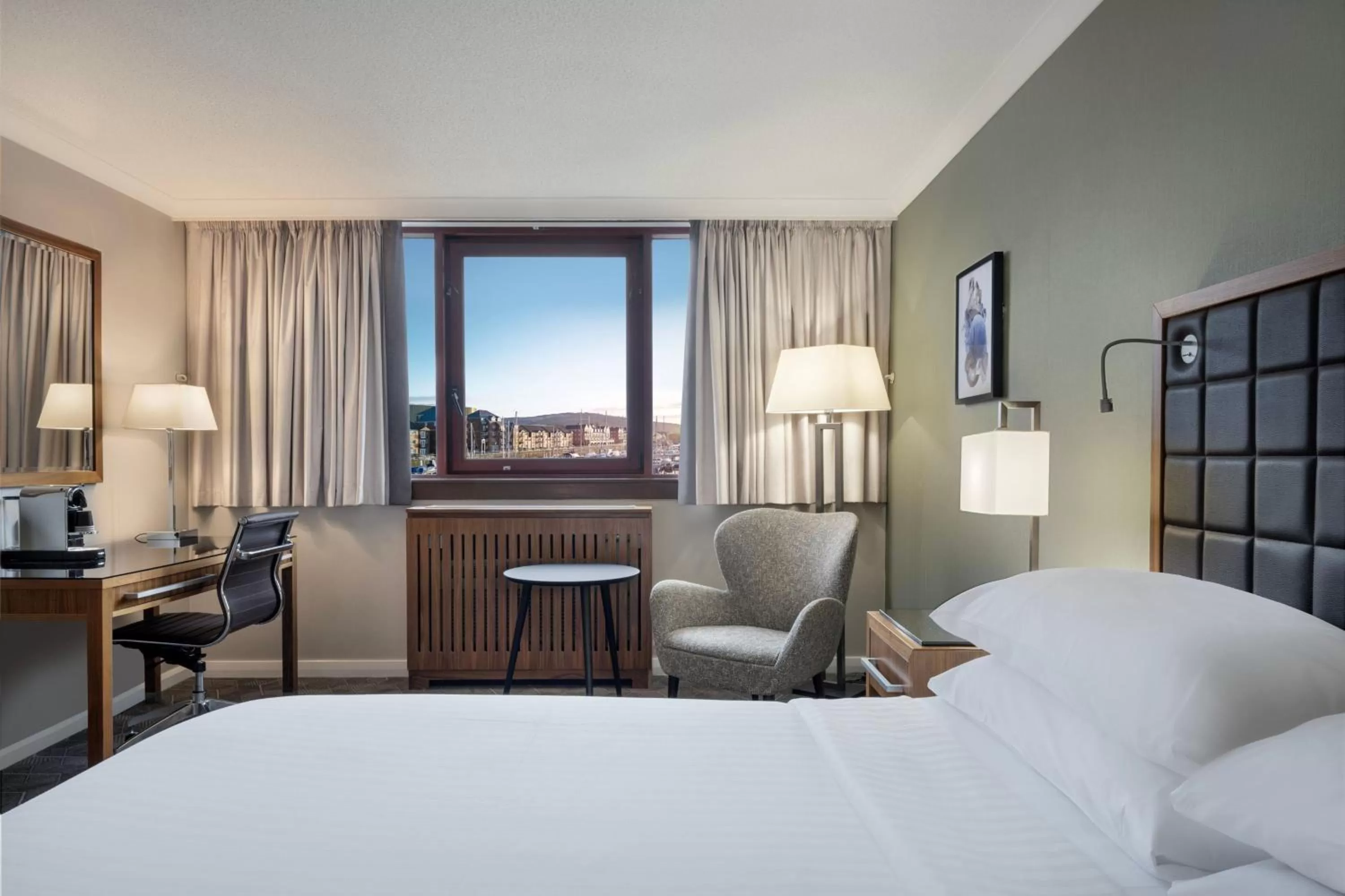 Photo of the whole room, Bed in Delta Hotels by Marriott Swansea