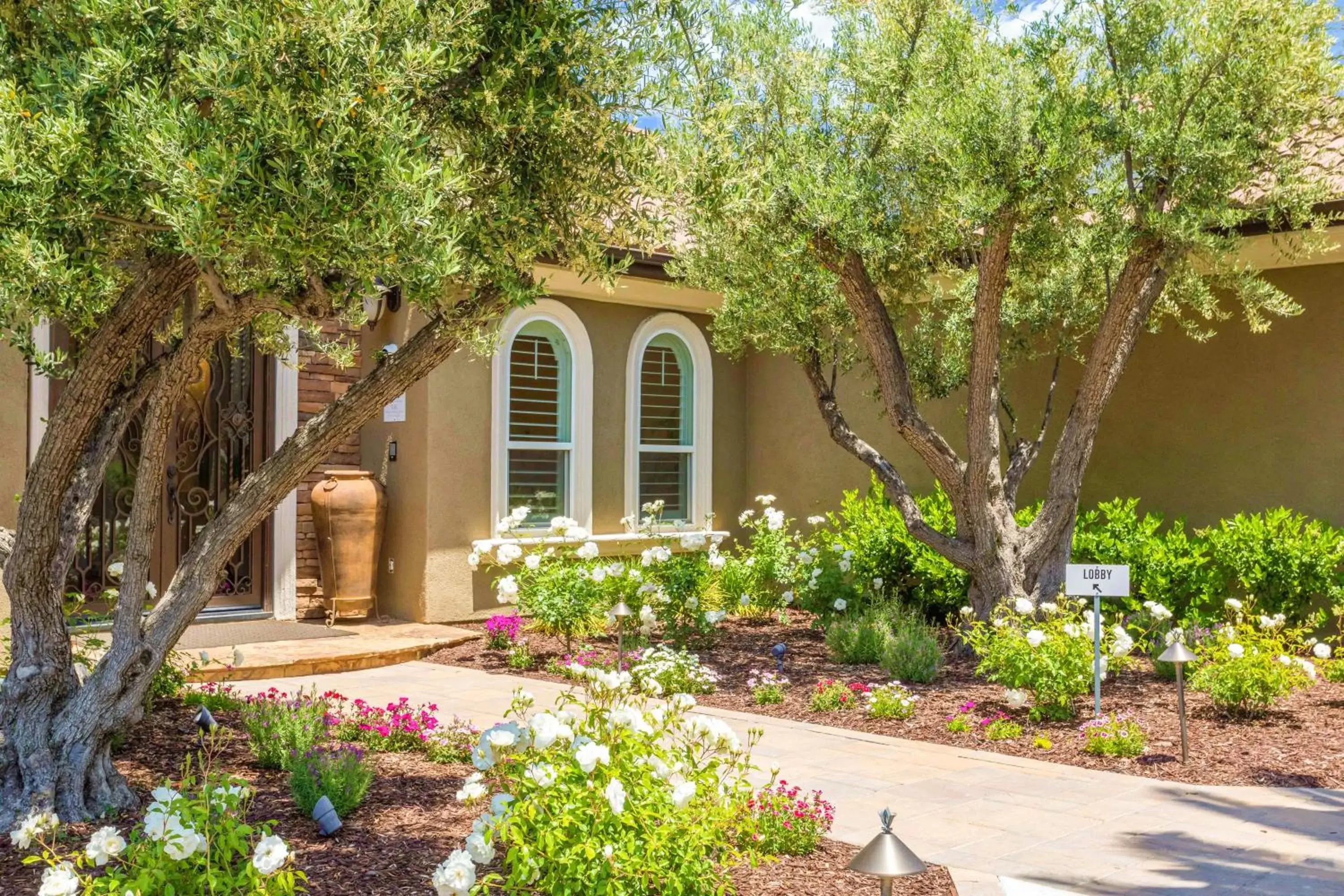 Garden view in Gaia Inn & Spa- Adult Only- Temecula Wine Country Garden view in Gaia Inn & Spa- Adult Only- Temecula Wine Country