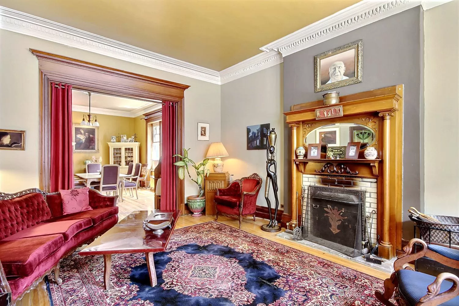 Living room in B&B Quebec