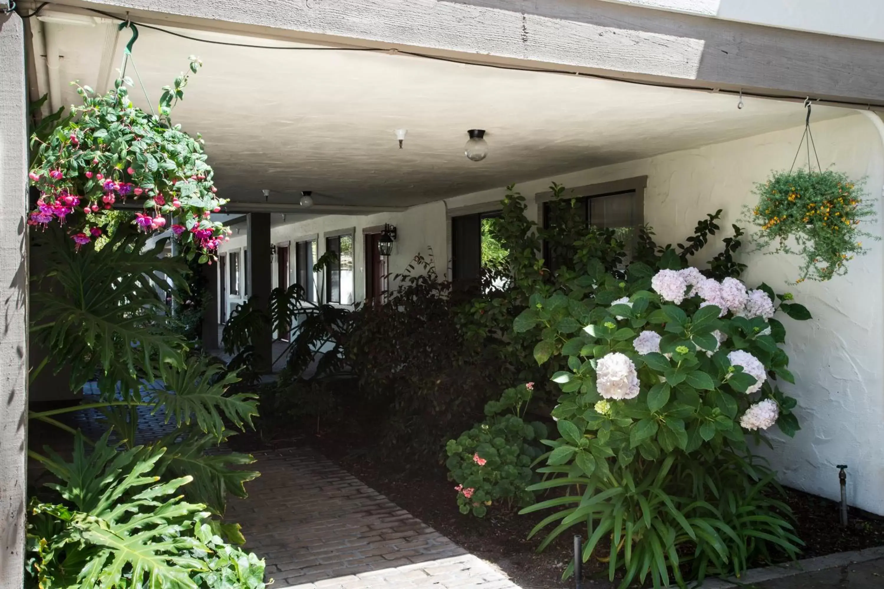 Facade/entrance in Mission Inn Facade/entrance in Mission Inn