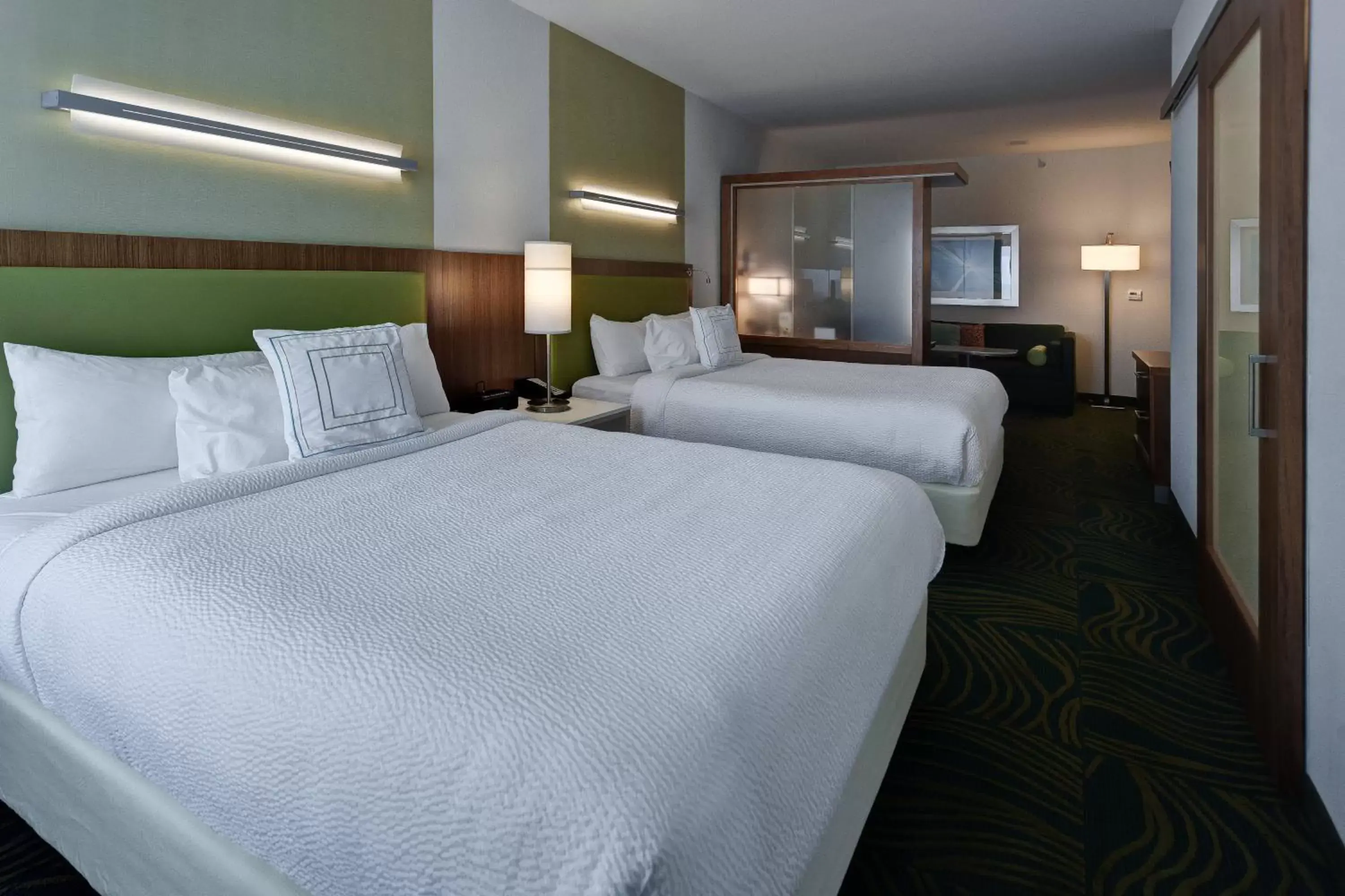 Bedroom, Bed in SpringHill Suites by Marriott Wichita Airport